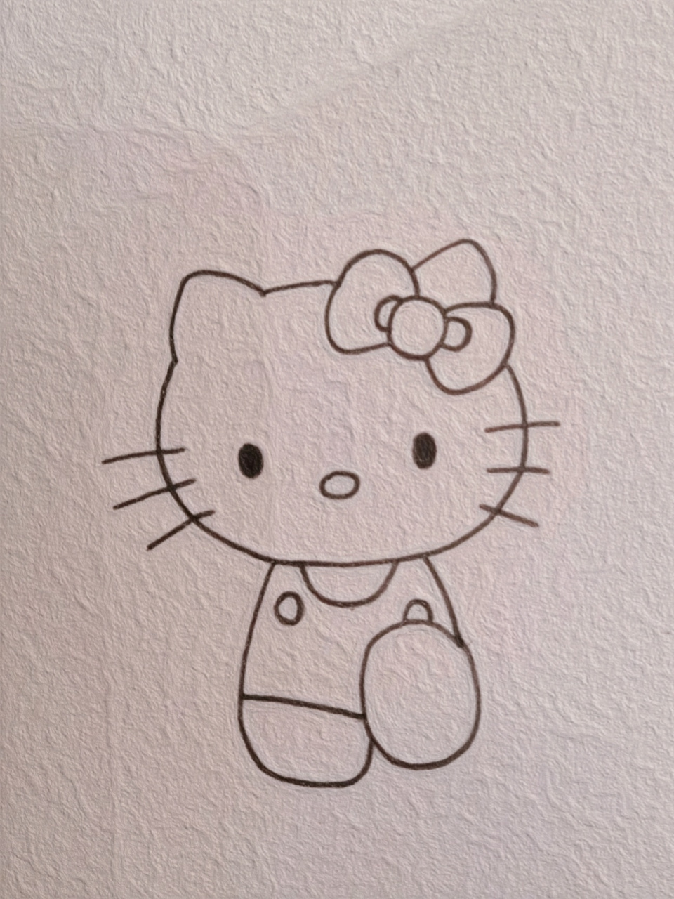 简笔画|是hellokitty呀(附步骤上色) 78在所有的道别里,我最喜欢