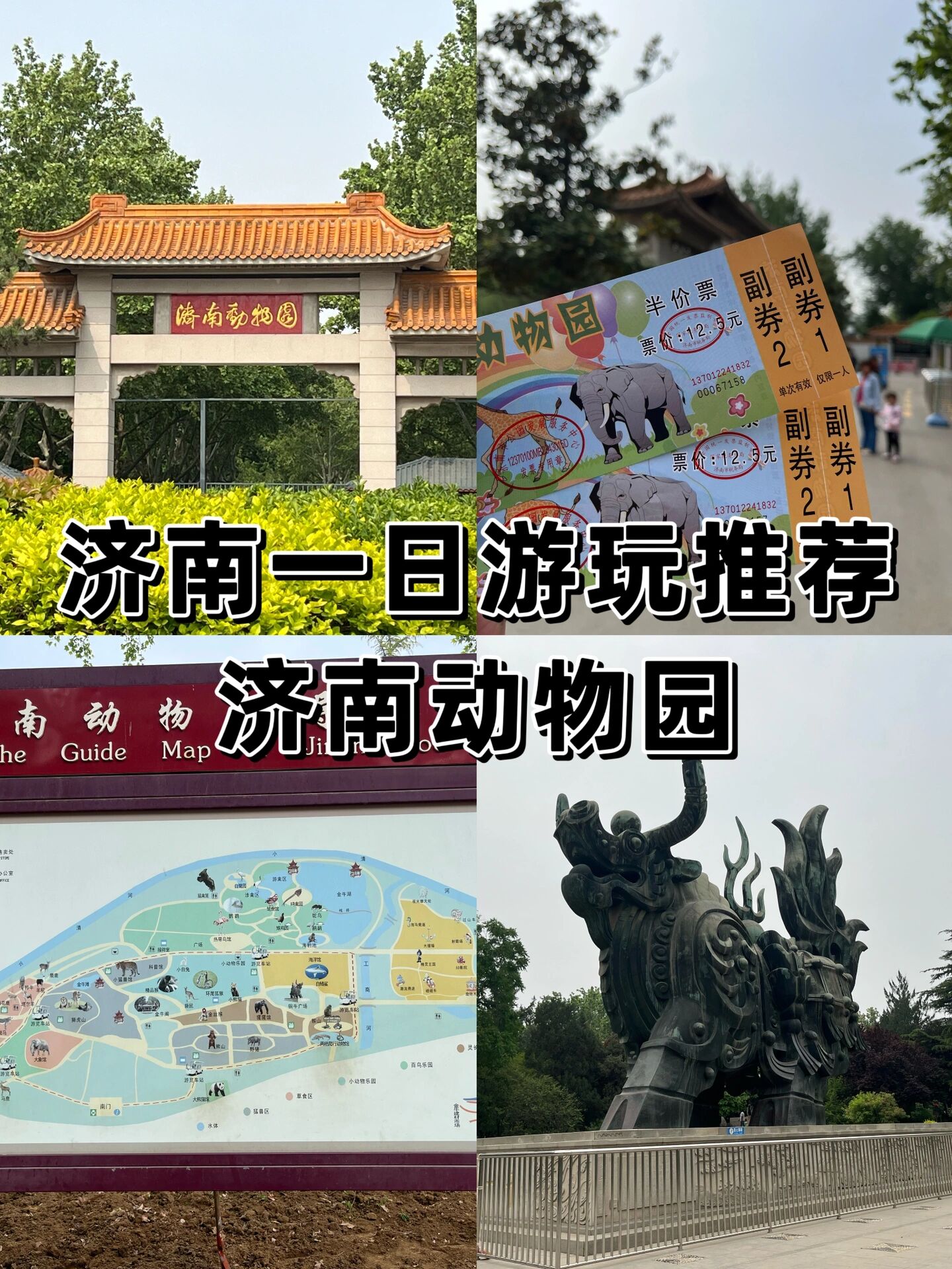 济南一日游玩推荐.济南动物园