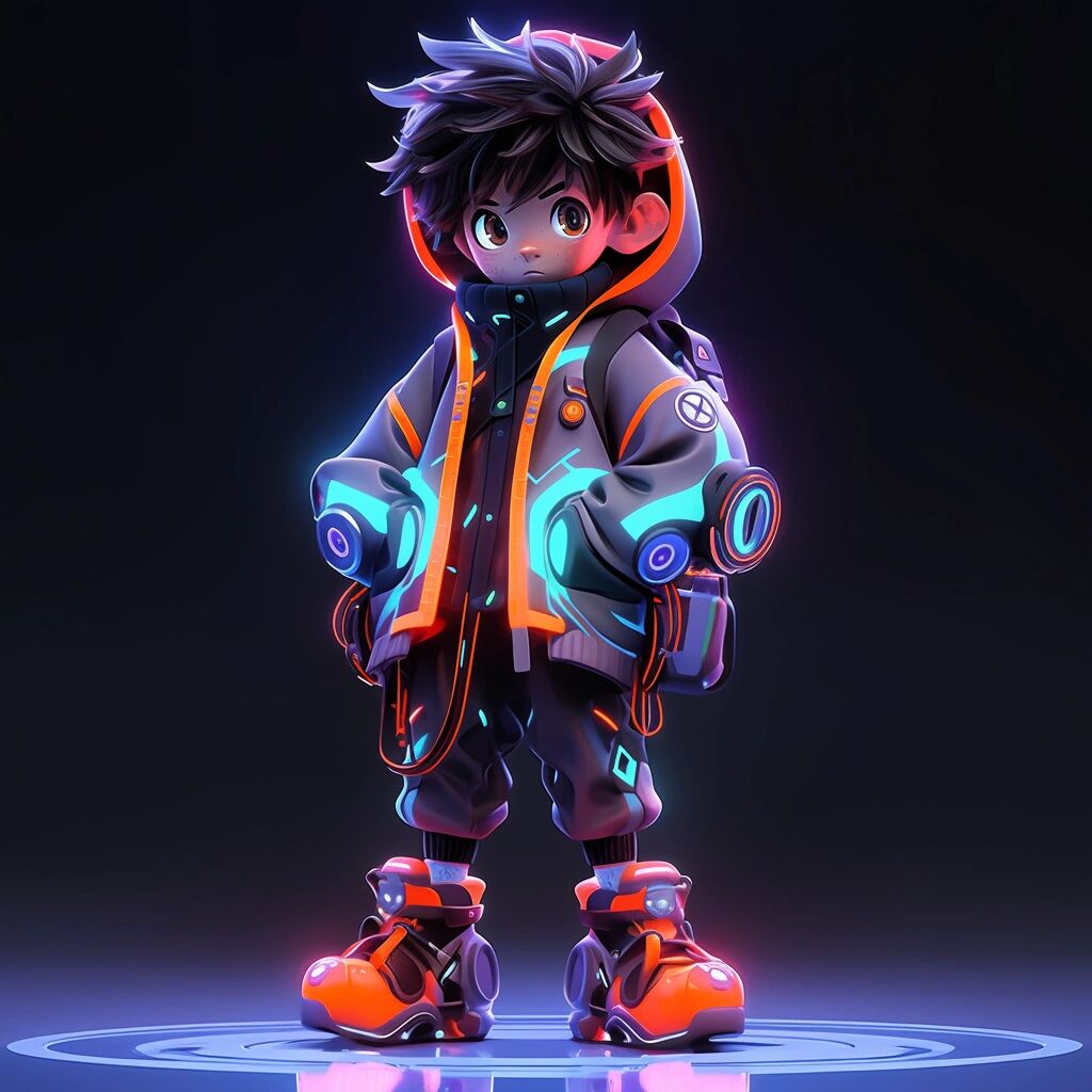 叫上ta一起换头像吧 今日犯懒系列    96 futuristic tech girl