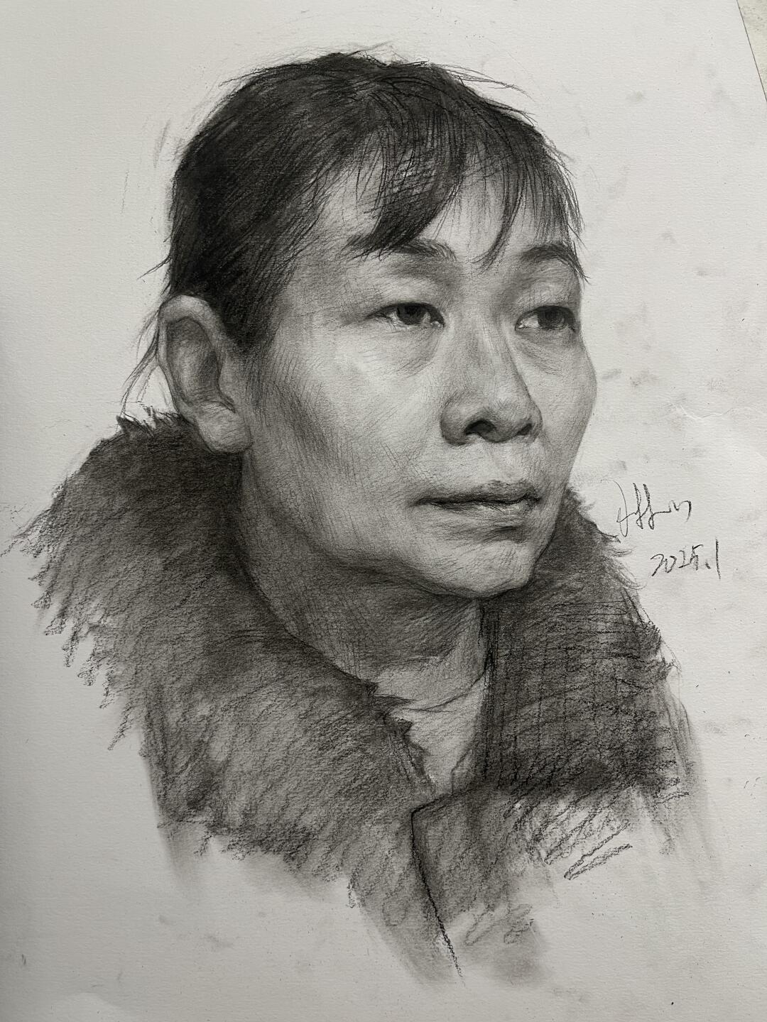 川美初试第二场范画