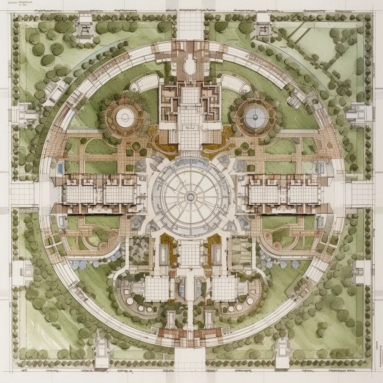 ai平面图|建筑&景观会画你就多画几张01 很喜欢每天都能带来惊喜的