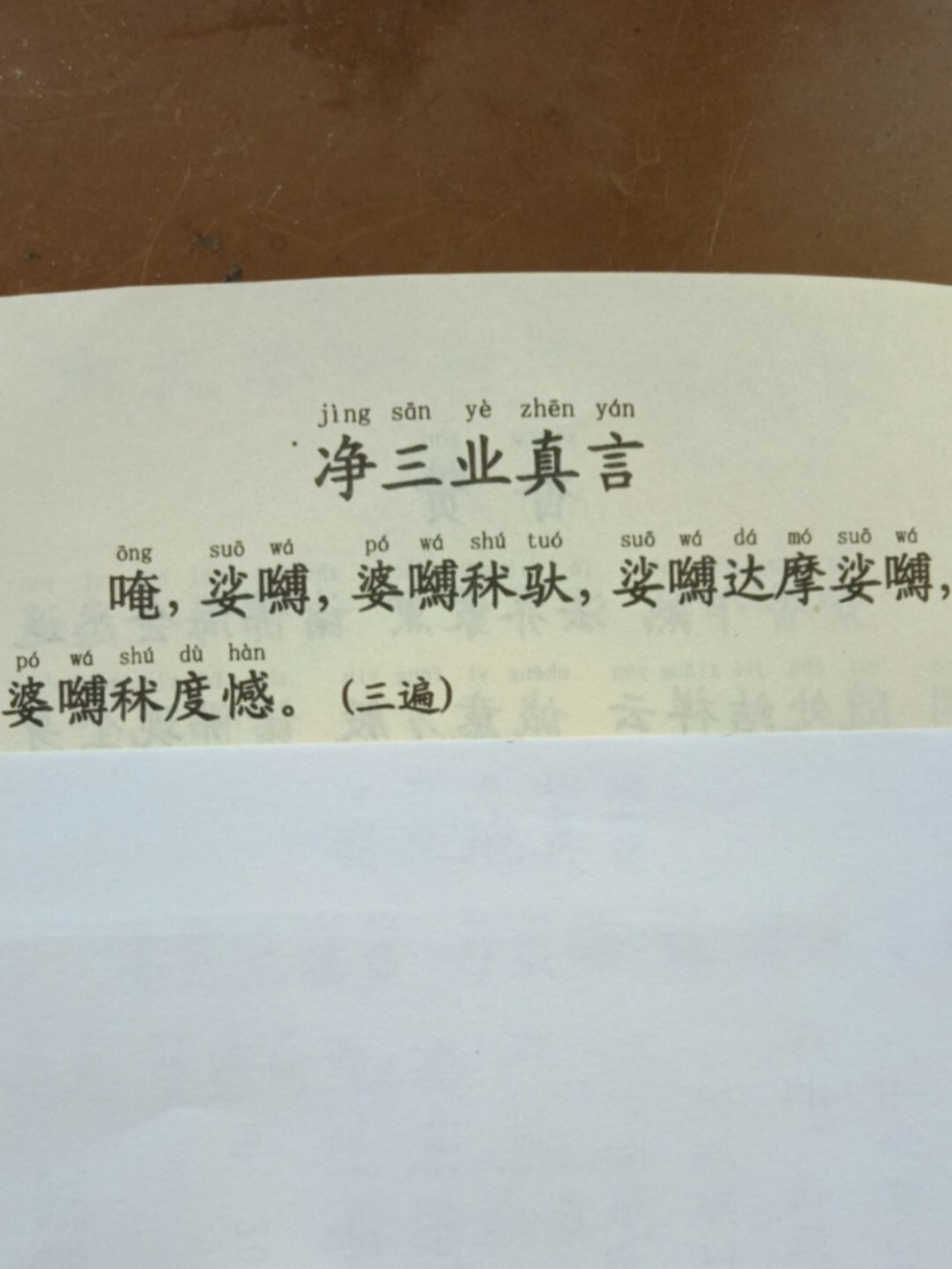 净三业真言注音版 南无药师琉璃光如来05