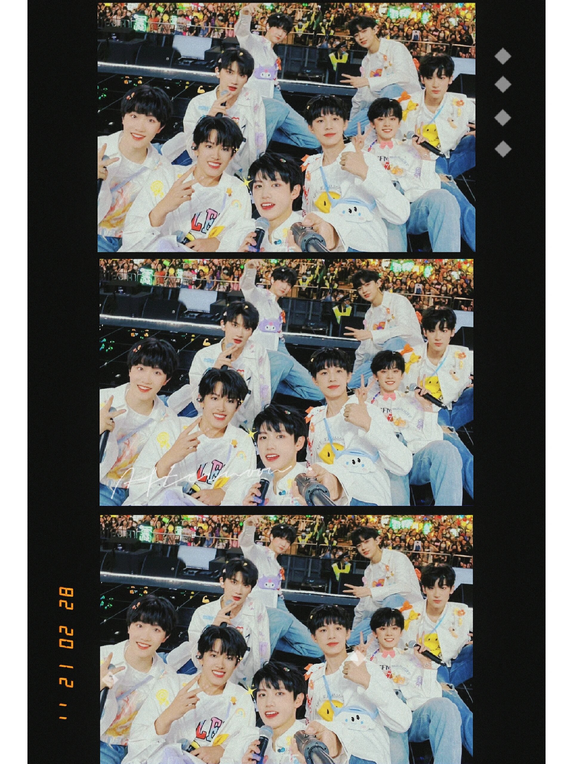 tf家族三代蝴蝶效应舞台自拍合照壁纸