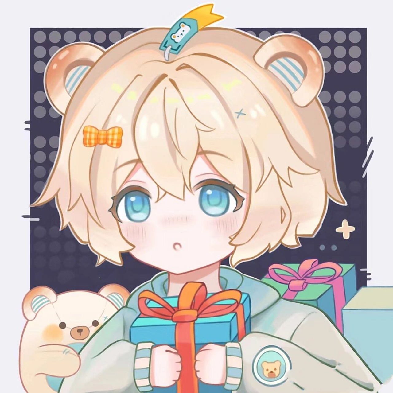 仔仔熊头像 真的好可爱!蛋仔派对里最喜欢的皮肤就是仔仔熊!