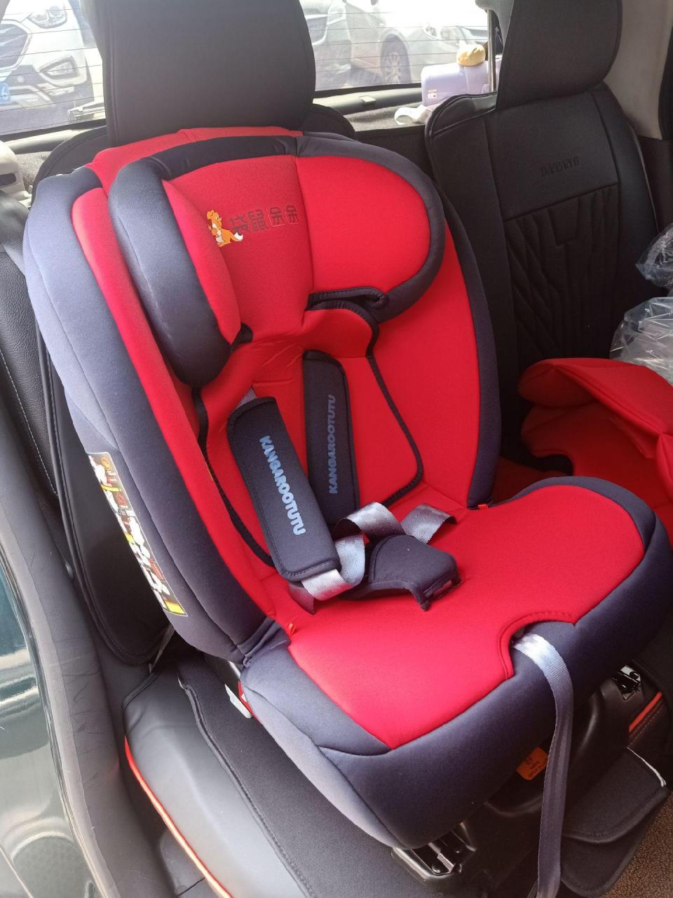 袋鼠途途口袋宝贝0-12岁款 isofix硬链接latch带链接再用原车三点式