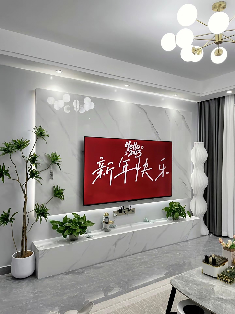 过年那天投屏到电视上真的太喜庆了,操作流程分享给你们,记得收藏