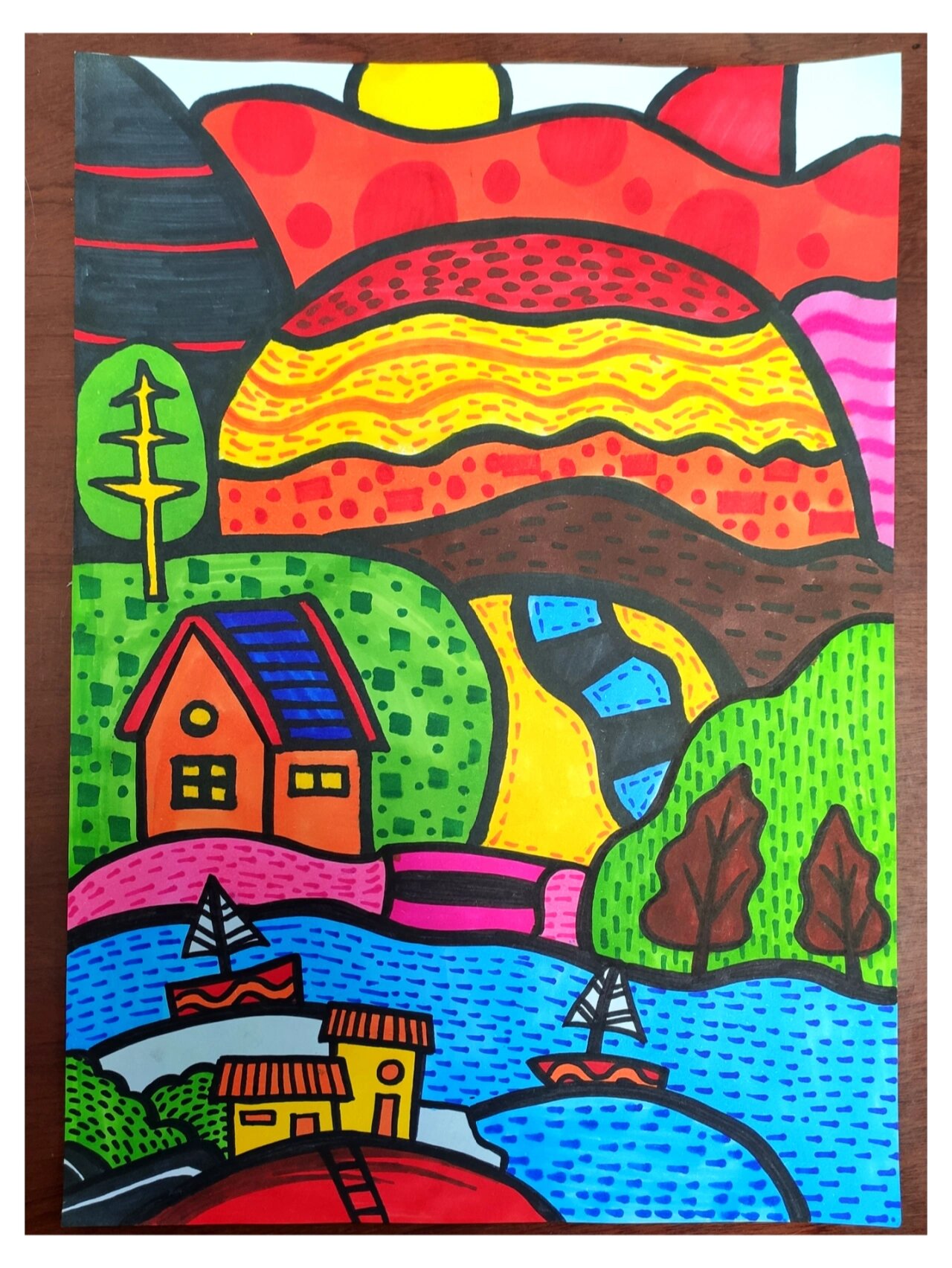 人美版美术小学四年级上册 生活中的暖色