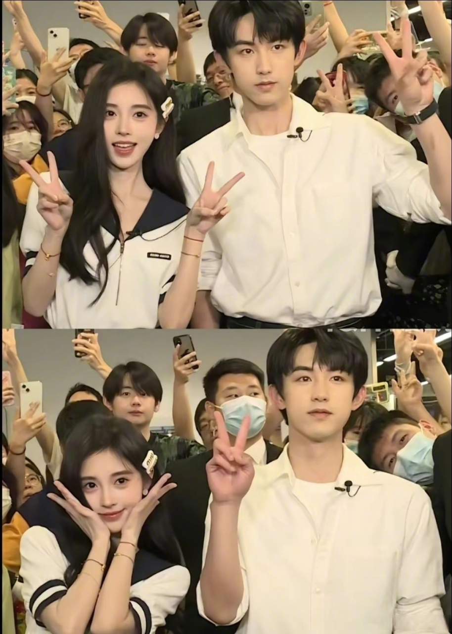 鞠婧祎郭俊辰打包去现偶# 看俊男美女同框,真的太养眼了呀,非常喜欢