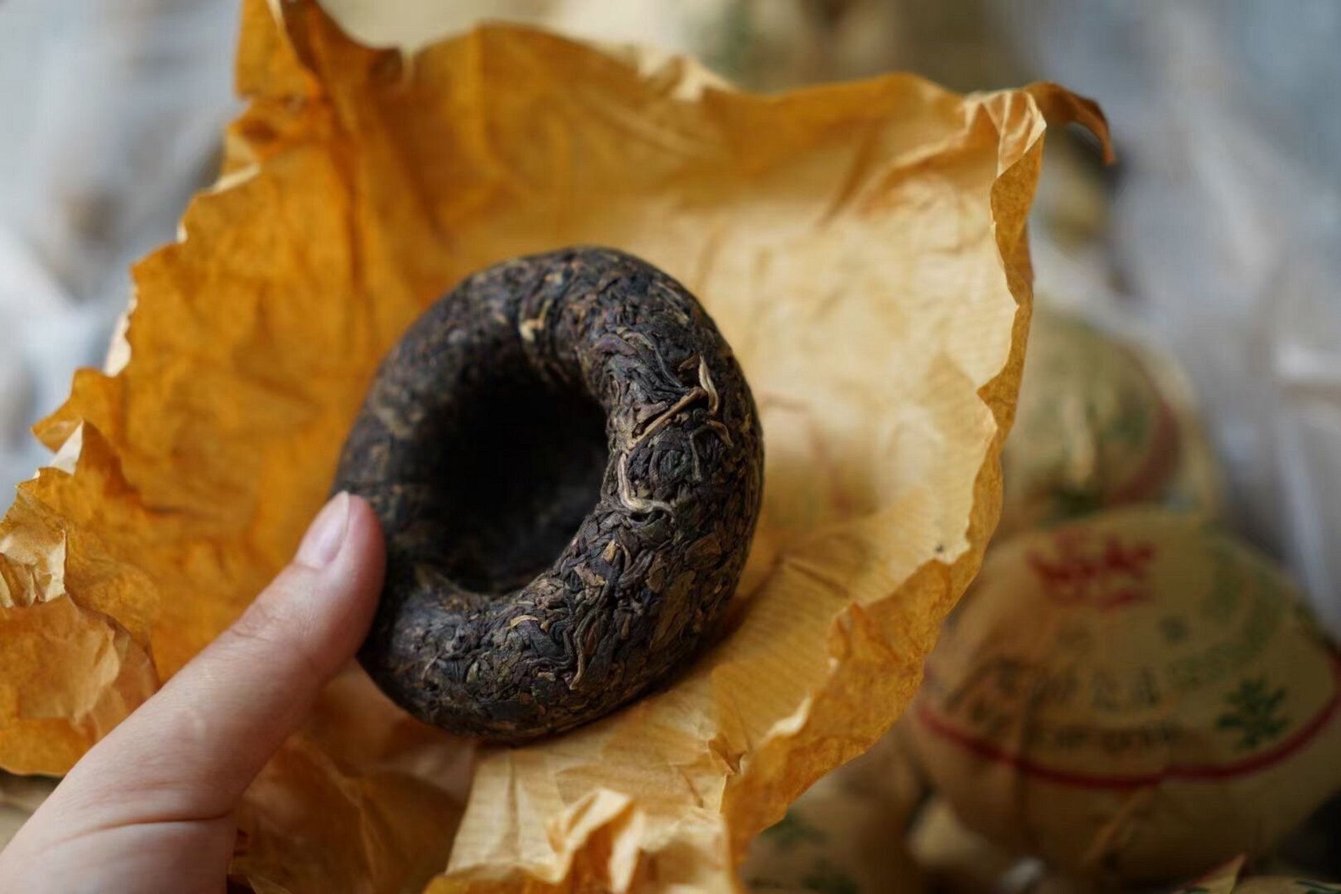 2003年健身沱 2003年健身牌甲级沱茶 茶汤入口苦涩协调,口感细滑甘甜