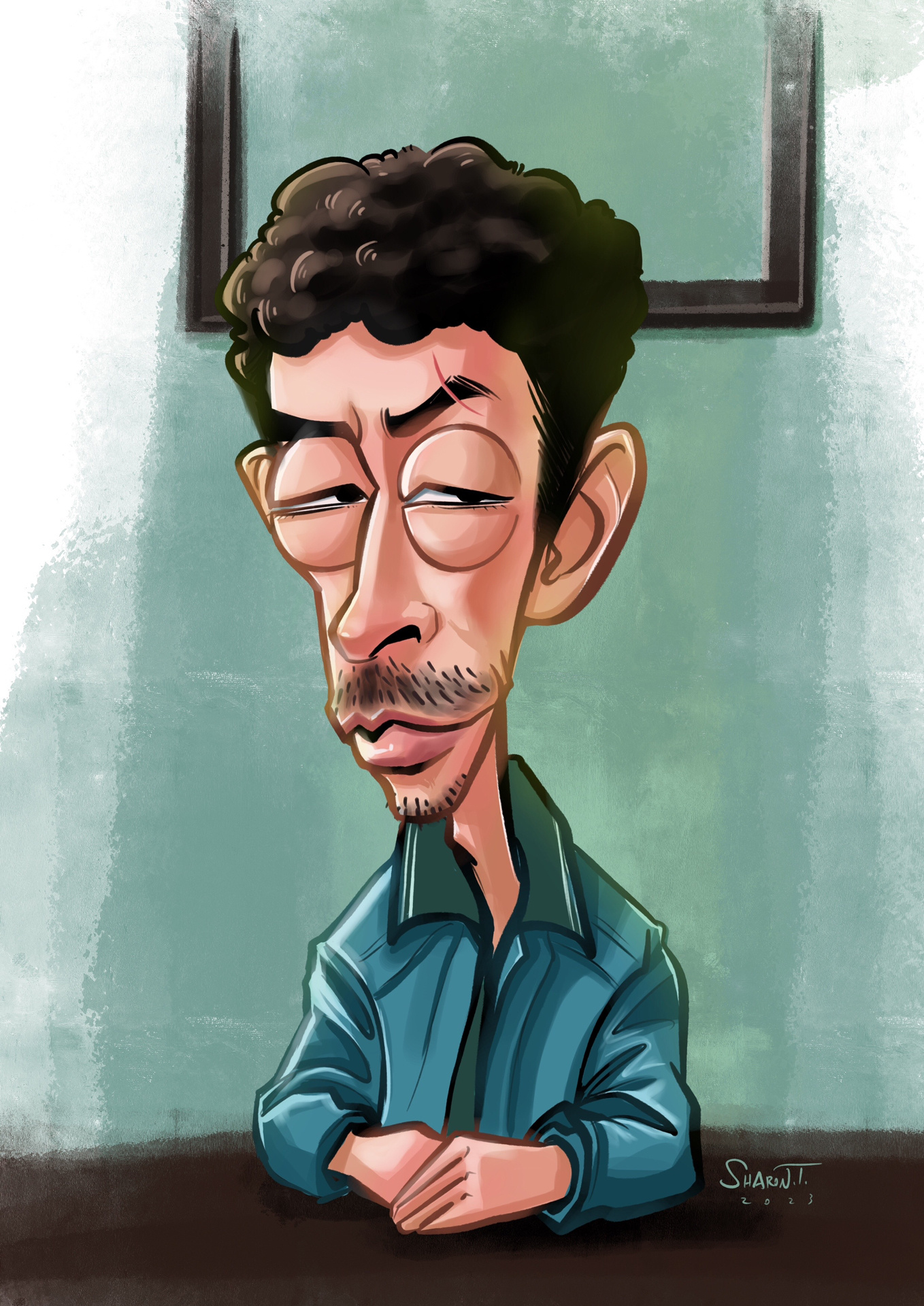 如何让人物更生动有趣08 (左滑有超干教程) 画一幅好的肖像漫画作品