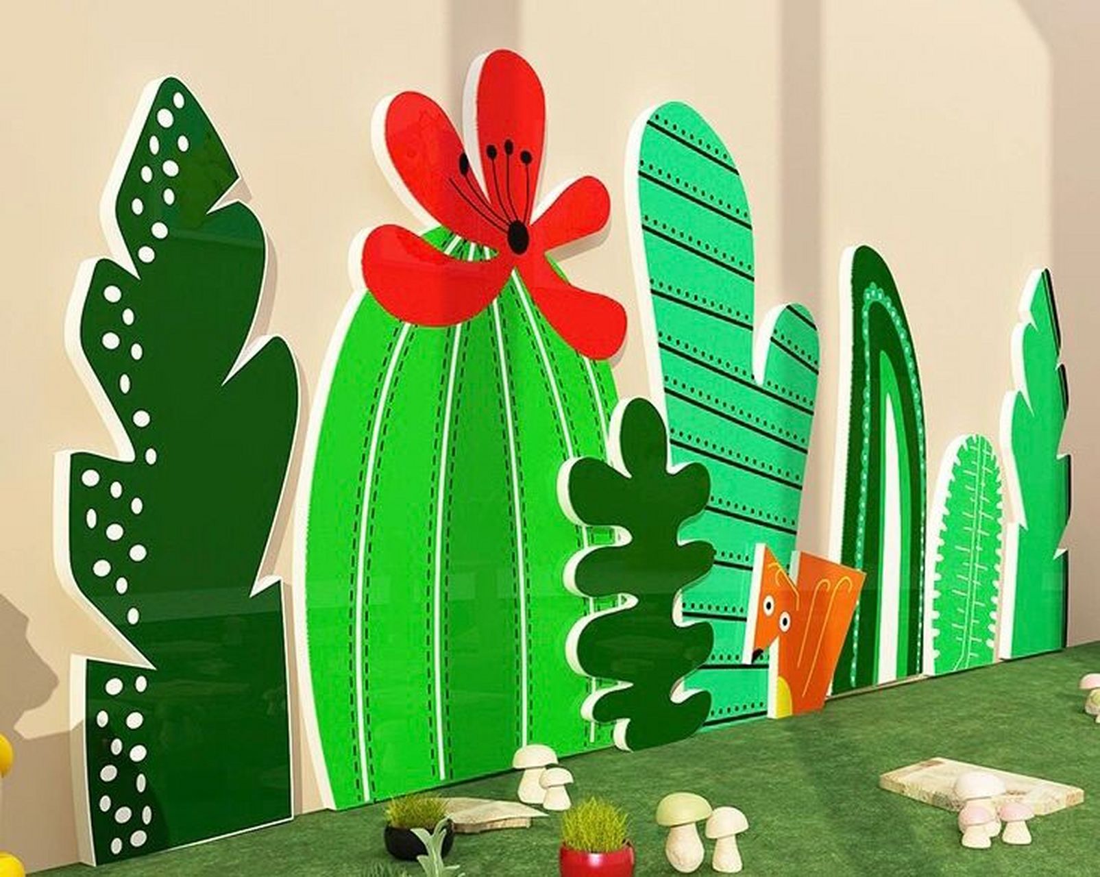 挤塑板环创～ 效果最好,可适用于教室墙面和楼梯,走廊过道的墙面环创