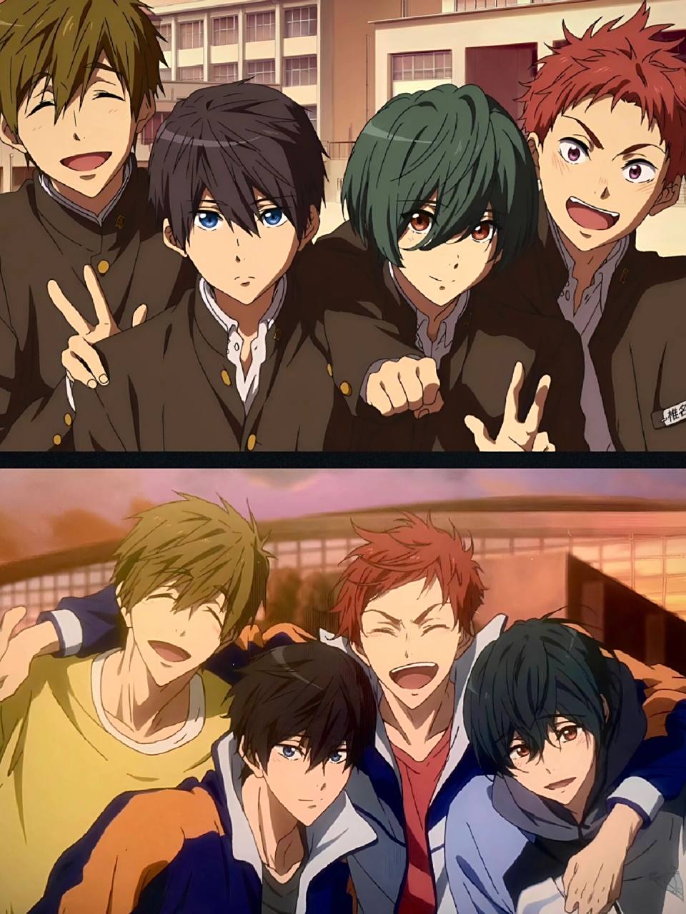 free国中四人组 好喜欢这张 但是!为什么kissme不在里面