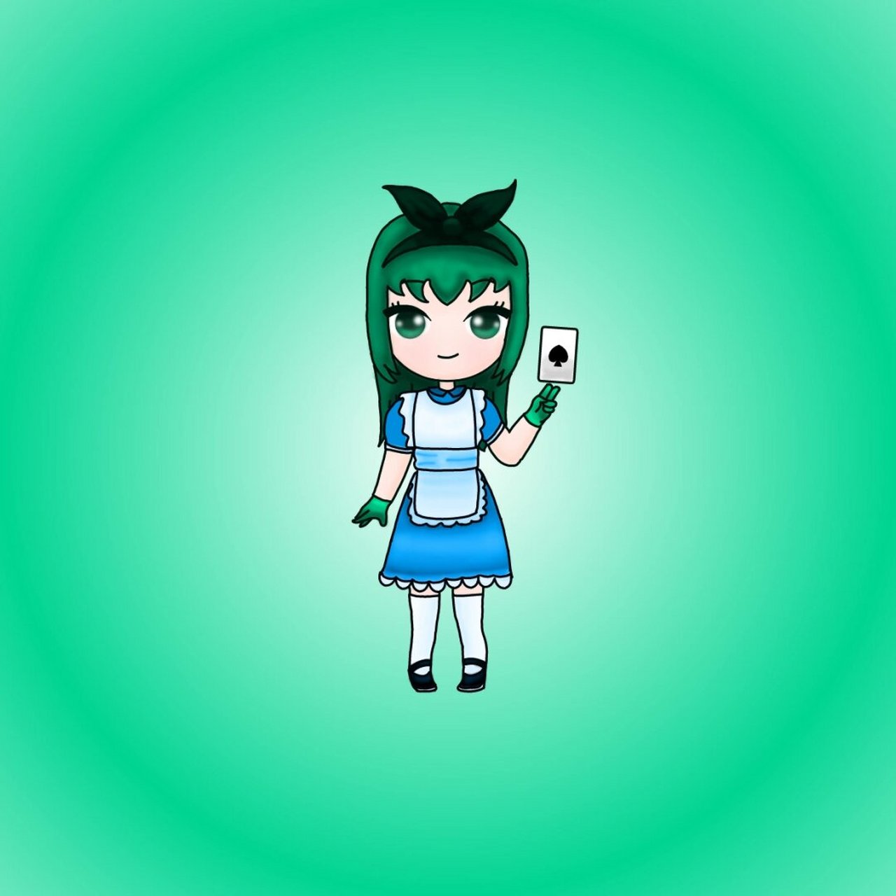 q版# #拟人# #q版泡泡堂# #爱丽丝梦游仙境# 在这个版本中,小青把演