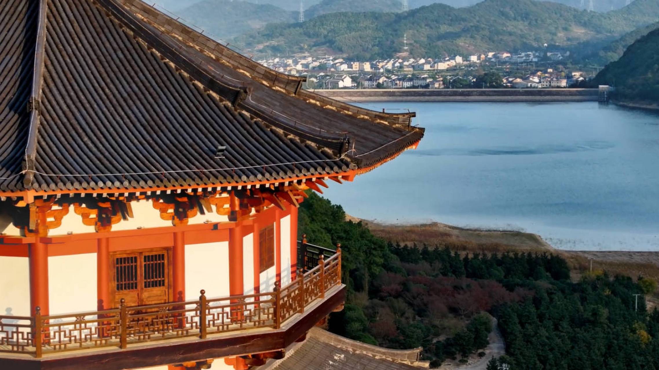 美丽北仑#【瑞岩寺的秋,你看见了哪些颜色?