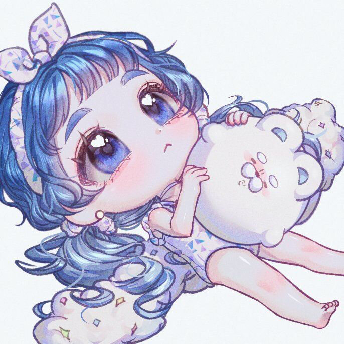 一组q版动漫女孩素材分享