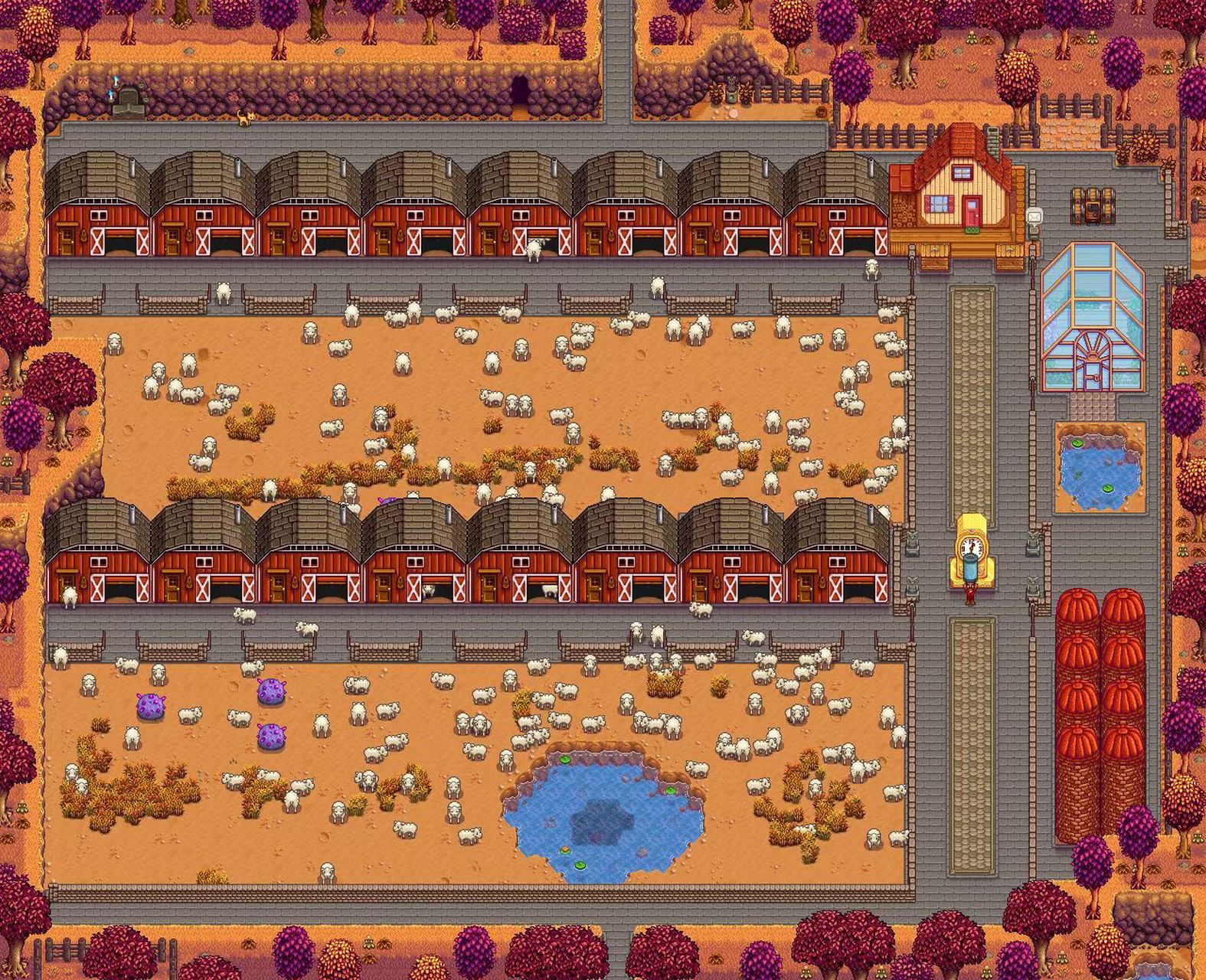 星露谷标准农场布局(羊毛睡觉流派)