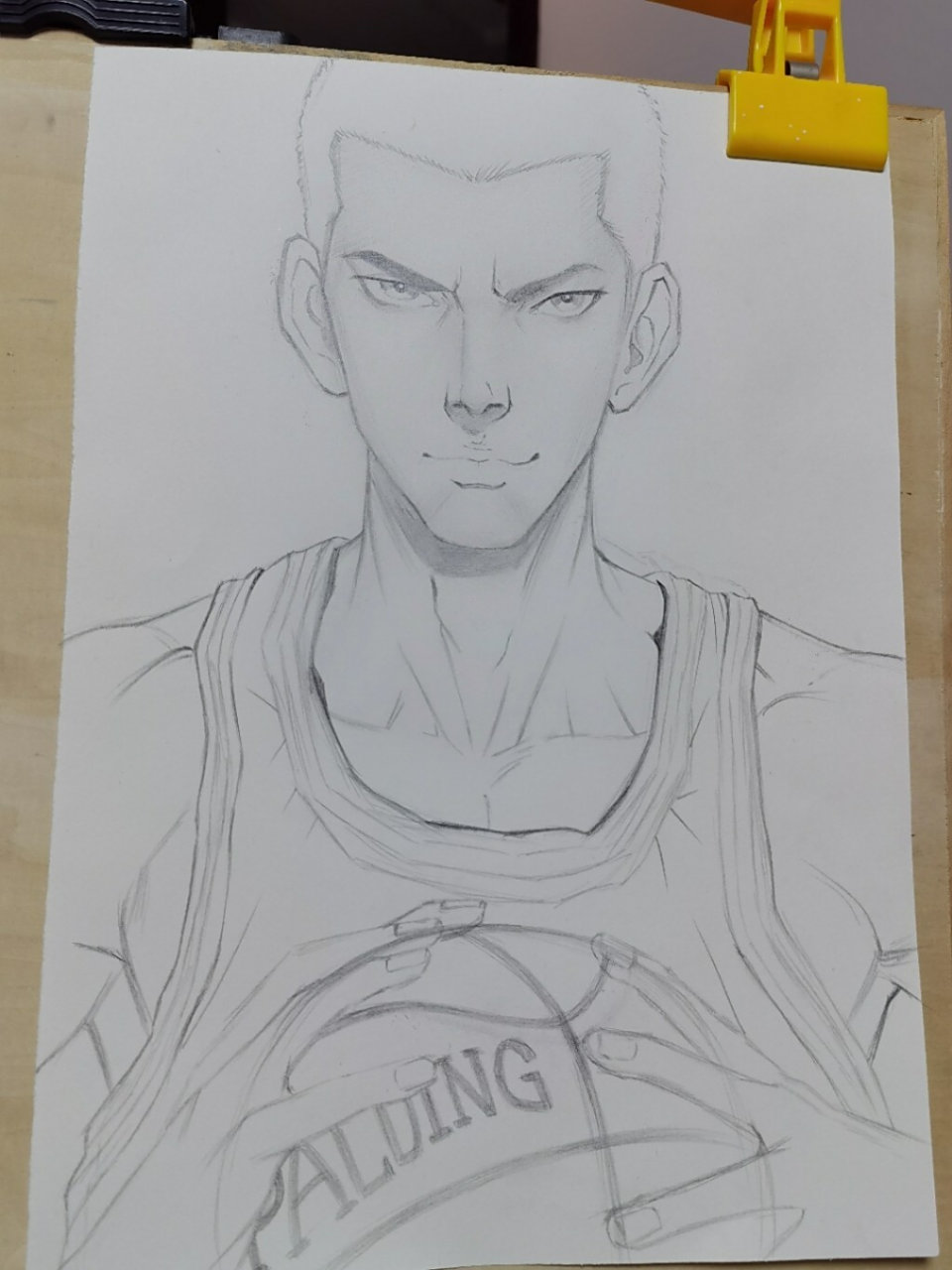 樱木花道 铅笔线稿 刚起好型 动漫人物 樱木花道