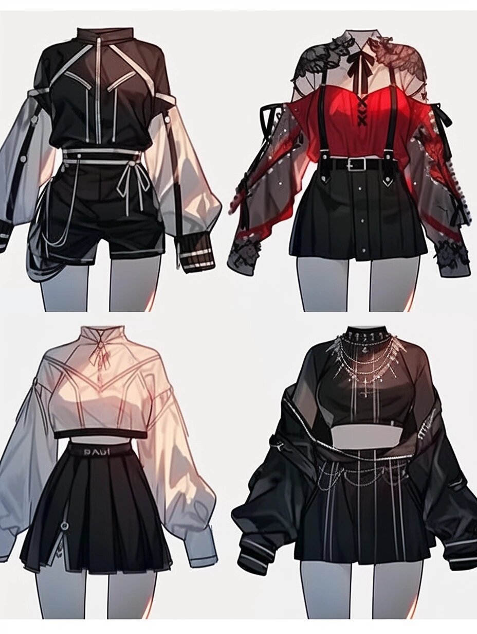 jk制服:服装设计图