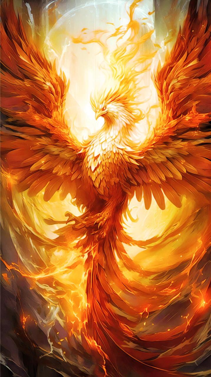 凤凰寓意,脱胎换骨,凤凰涅槃,傲世重生 有传说规定每逢五千年,凤凰会