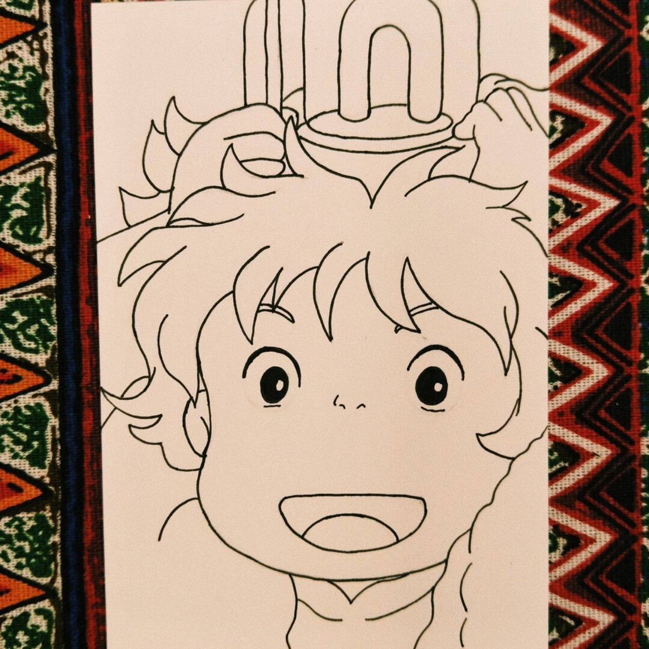 马克笔手绘|【波妞】(附手稿) 96 96 96 【不管是鱼,半人鱼