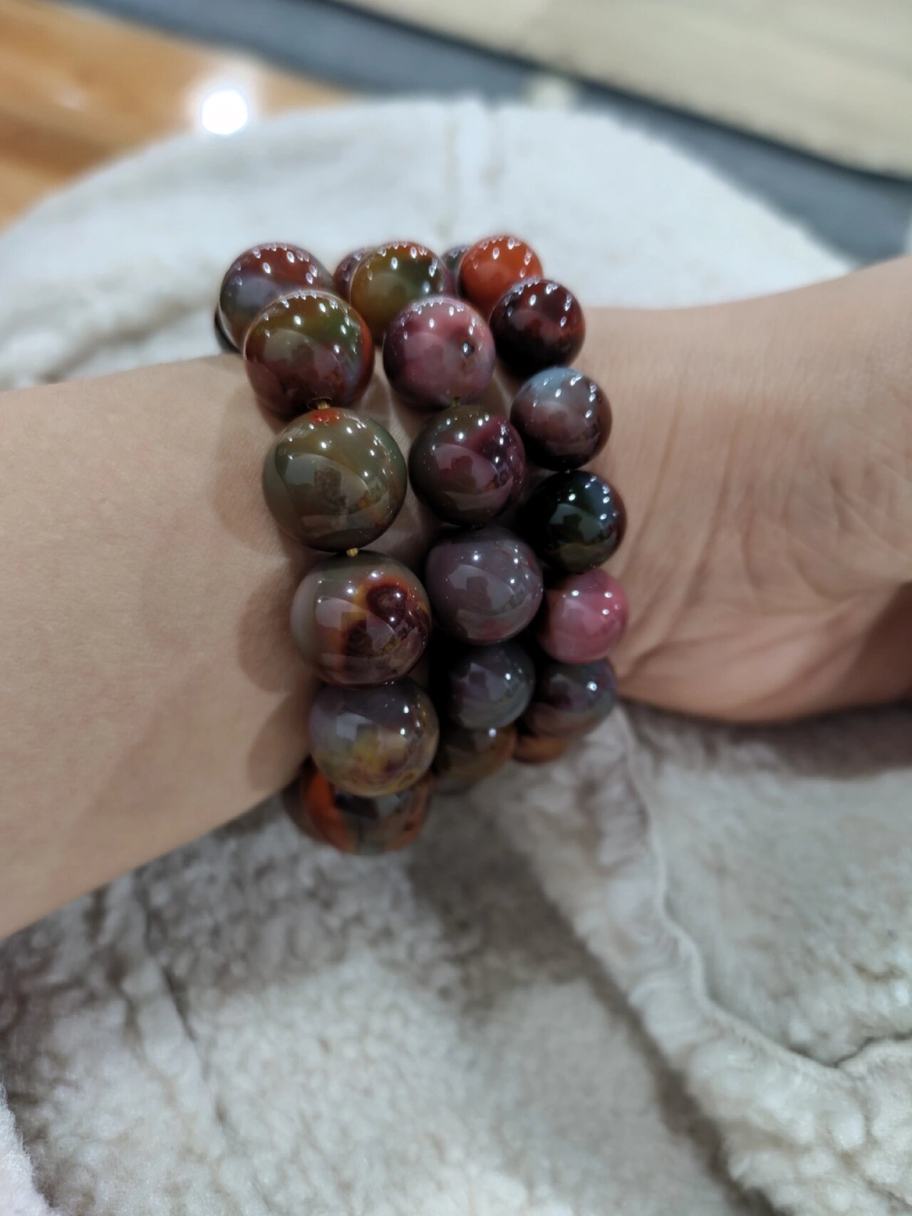 盐源玛瑙包浆珠子原图出片