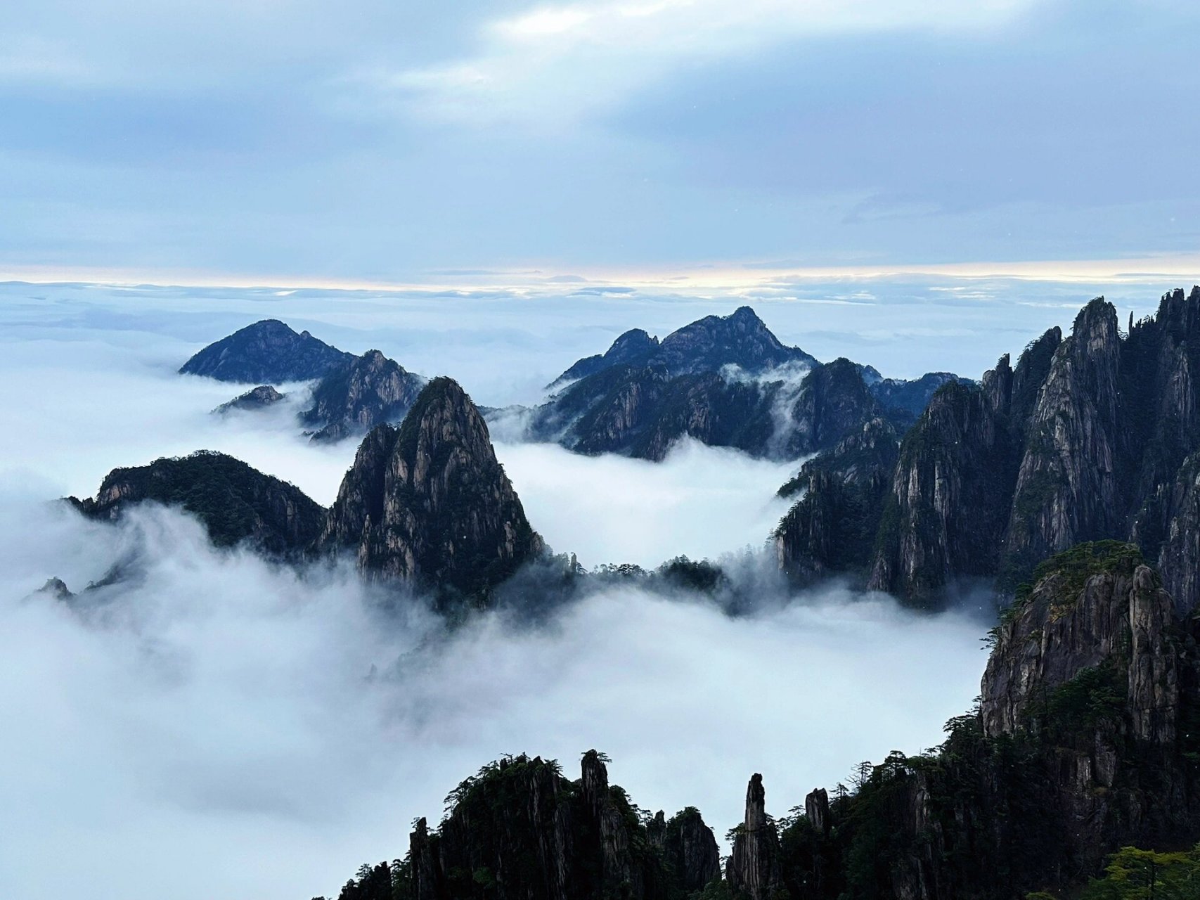 20231019黄山顶天气 【黄山风景区气象】今天夜里到明天白天晴到多云