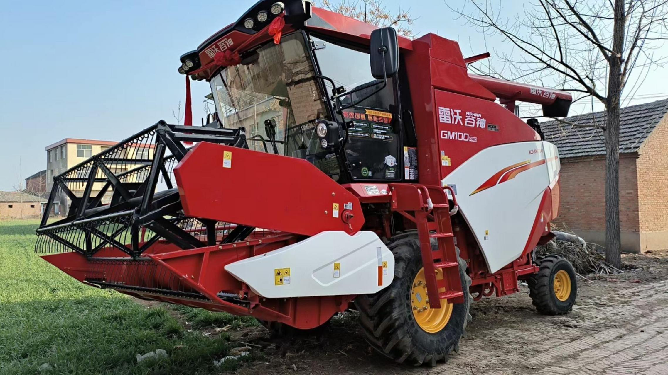 家有收割机雷沃谷神gmpro100 新机器93  可跨区作业90现代农业