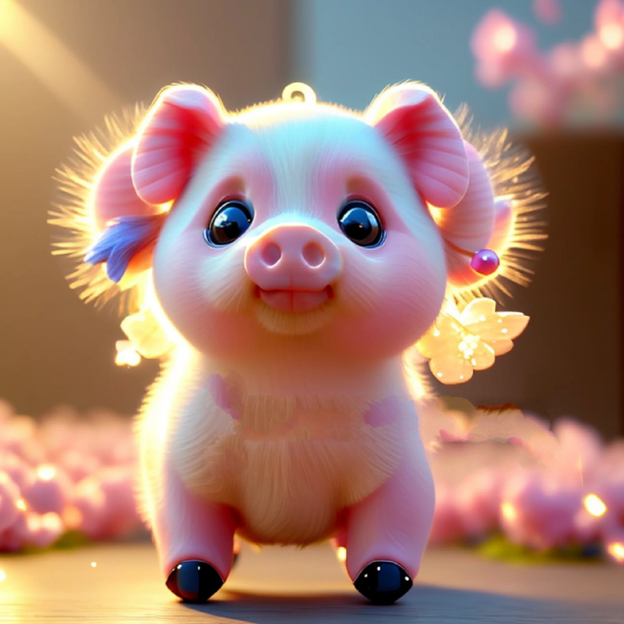 十二生肖头像 萌萌小猪   可爱的萌萌猪能有什么坏心思呢!可爱到爆炸!