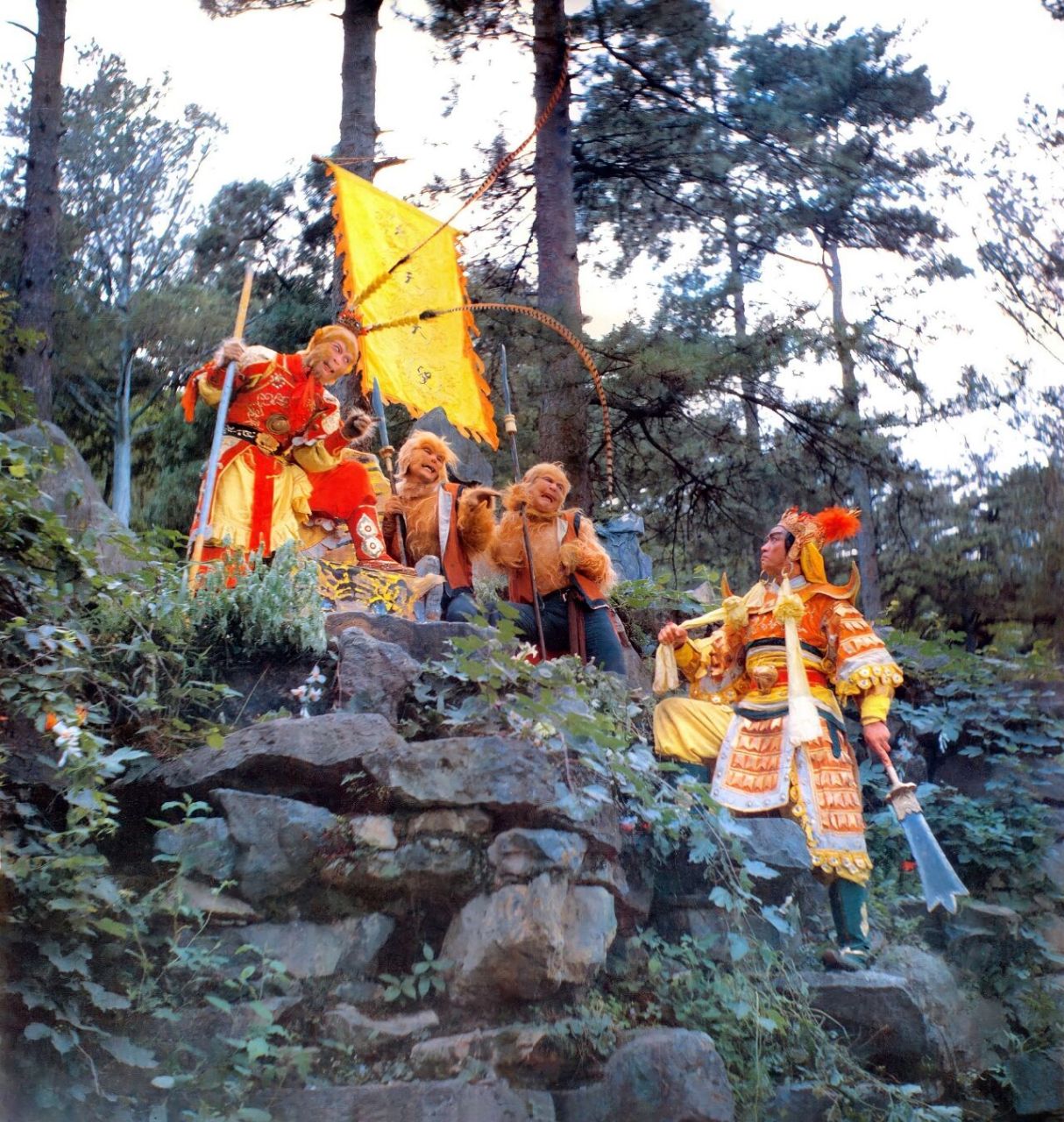 86版西游记孙悟空战神仙妖怪场面剧照 重温经典西游
