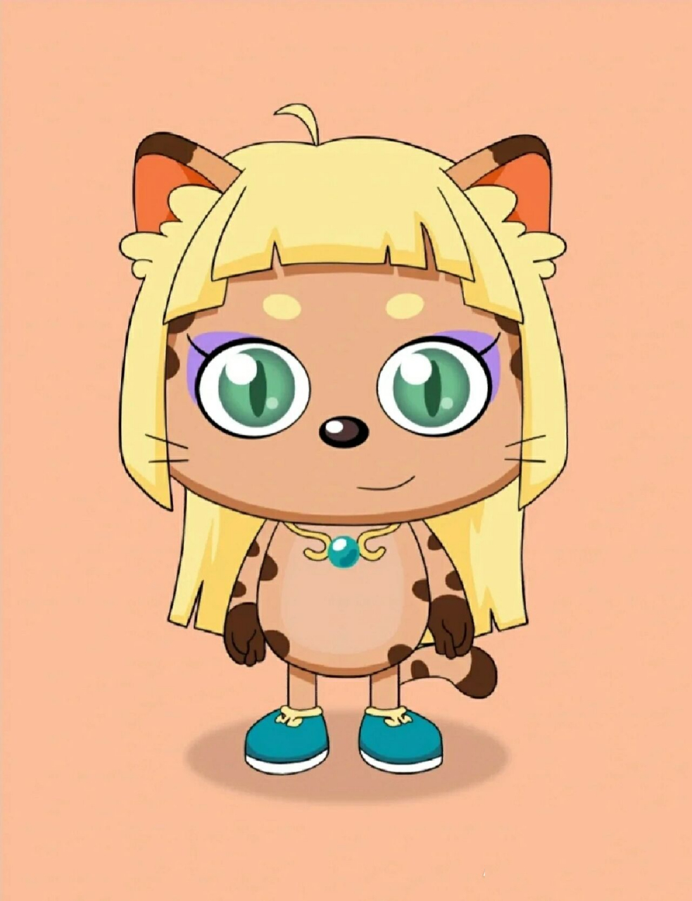 画了喜羊羊和明日女王 喜欢的给我点个赞.