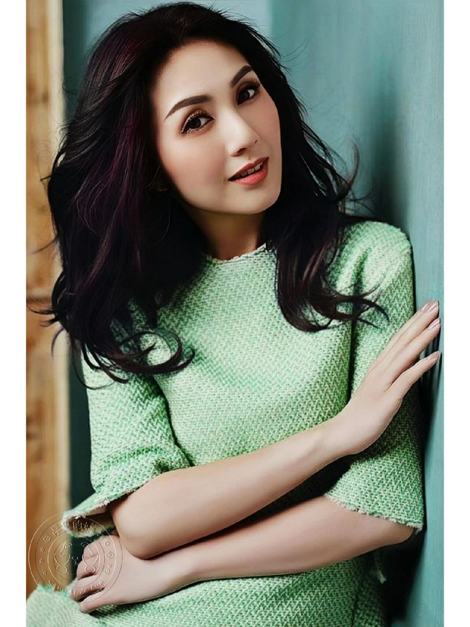 一波杨千嬅的美图～ 我的小羊好美 9090