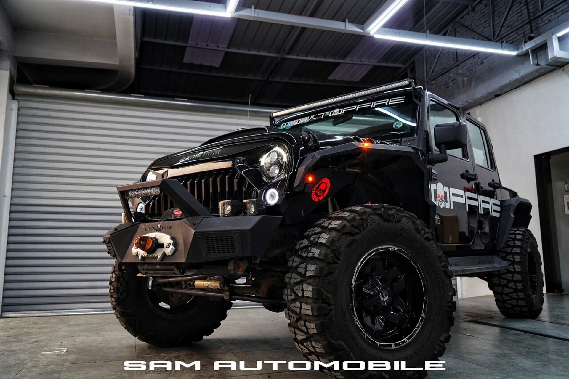 2008款 牧马人sahara 中国顶火改装案例分享 山姆汽车的一匹老马 十几