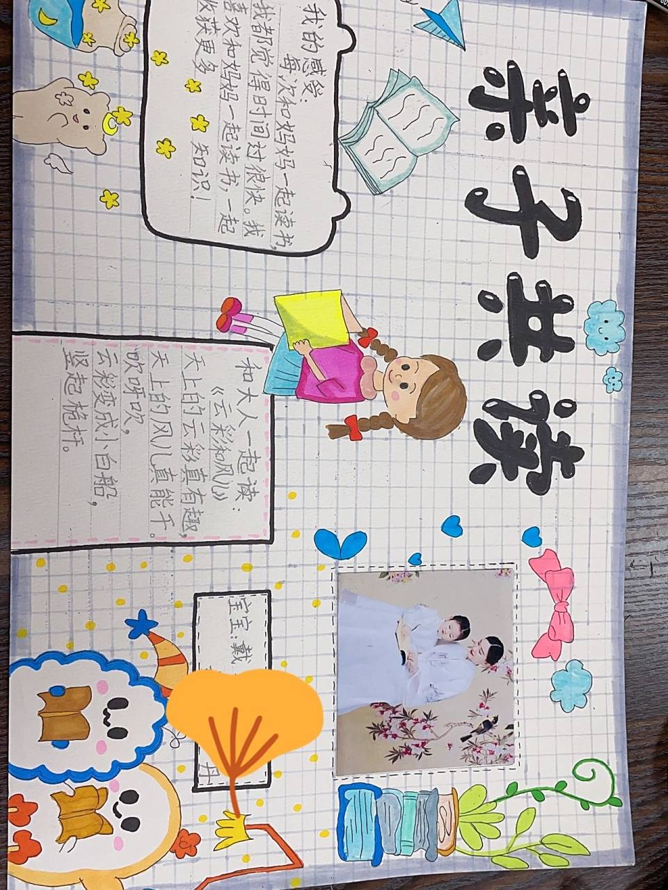 亲子共读手抄报 亲子共读手抄报