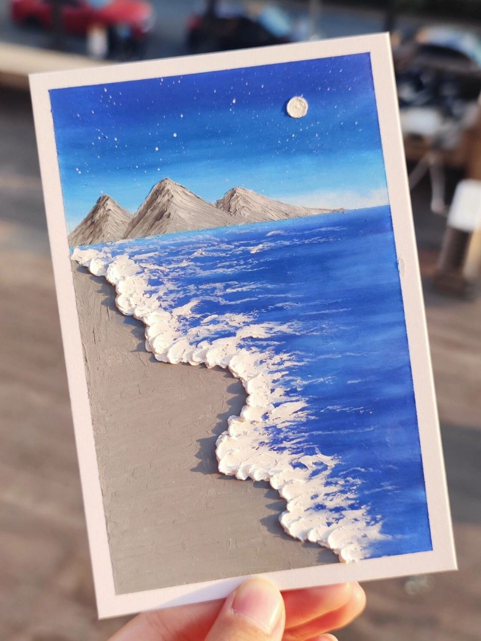 油画棒风景画|风景画教程|新手入门