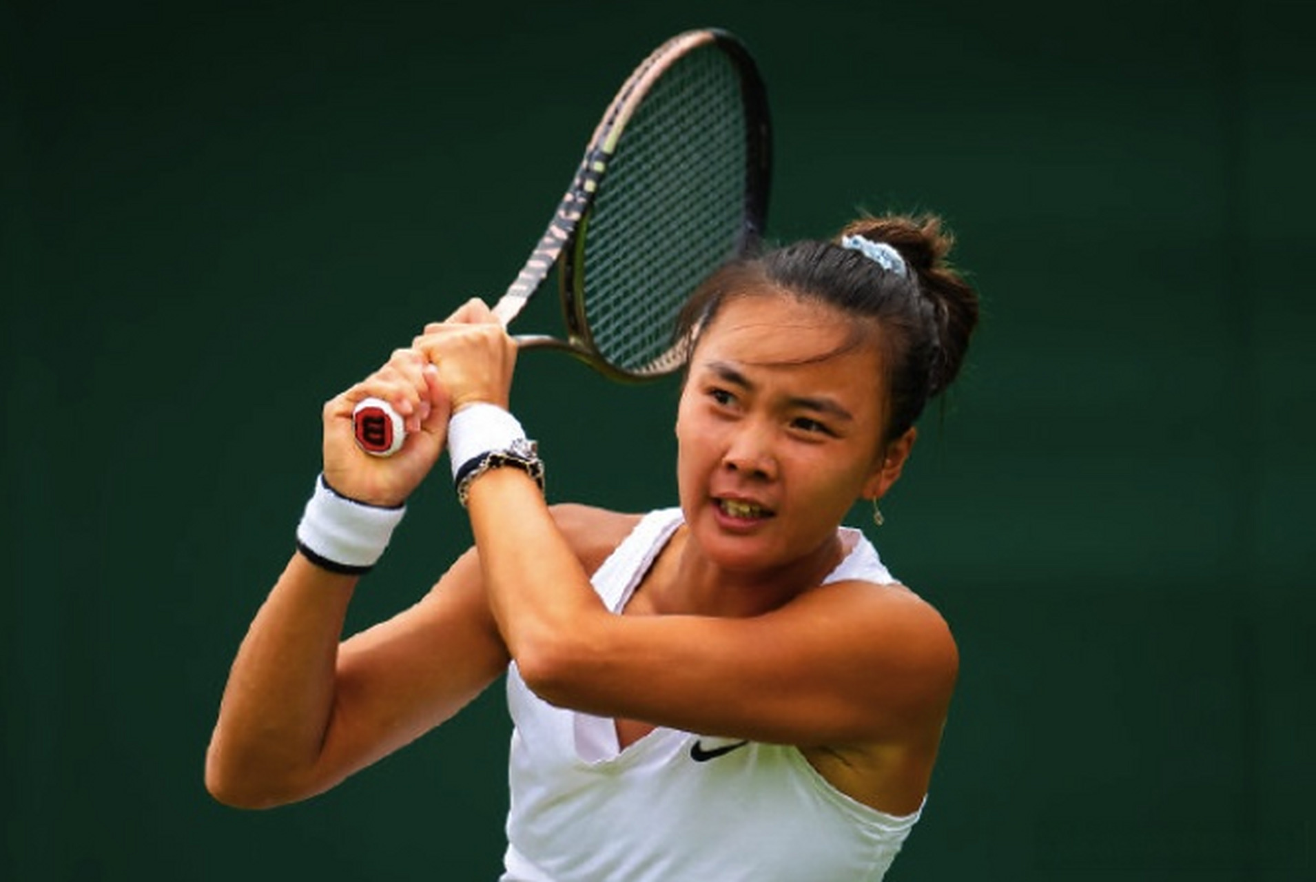 温网袁悦止步首轮#从资格赛突围的袁悦虽然展开顽强反击,但最终还是