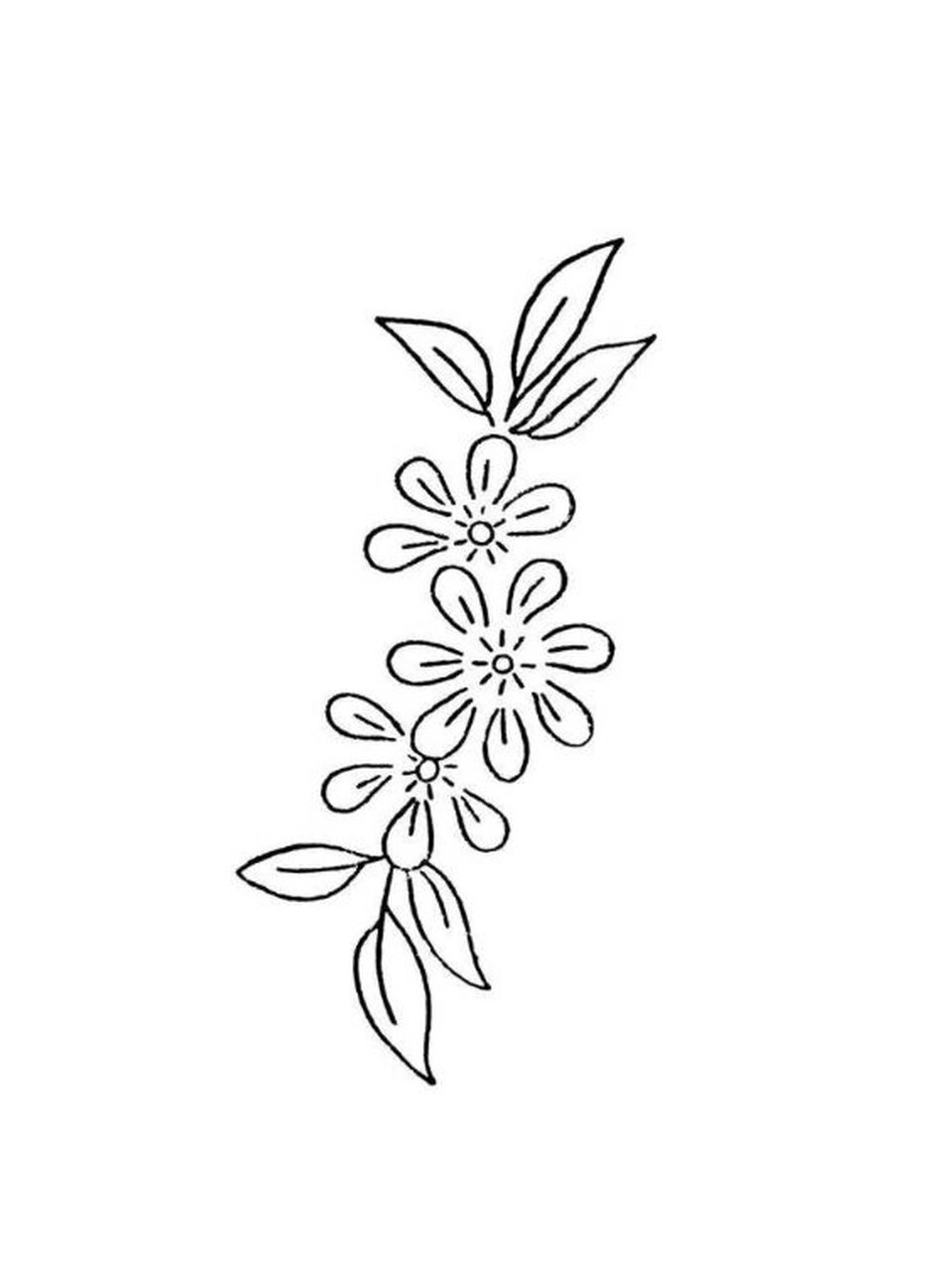 简单手工刺绣图稿分享 可用于刺绣,刺子绣图案