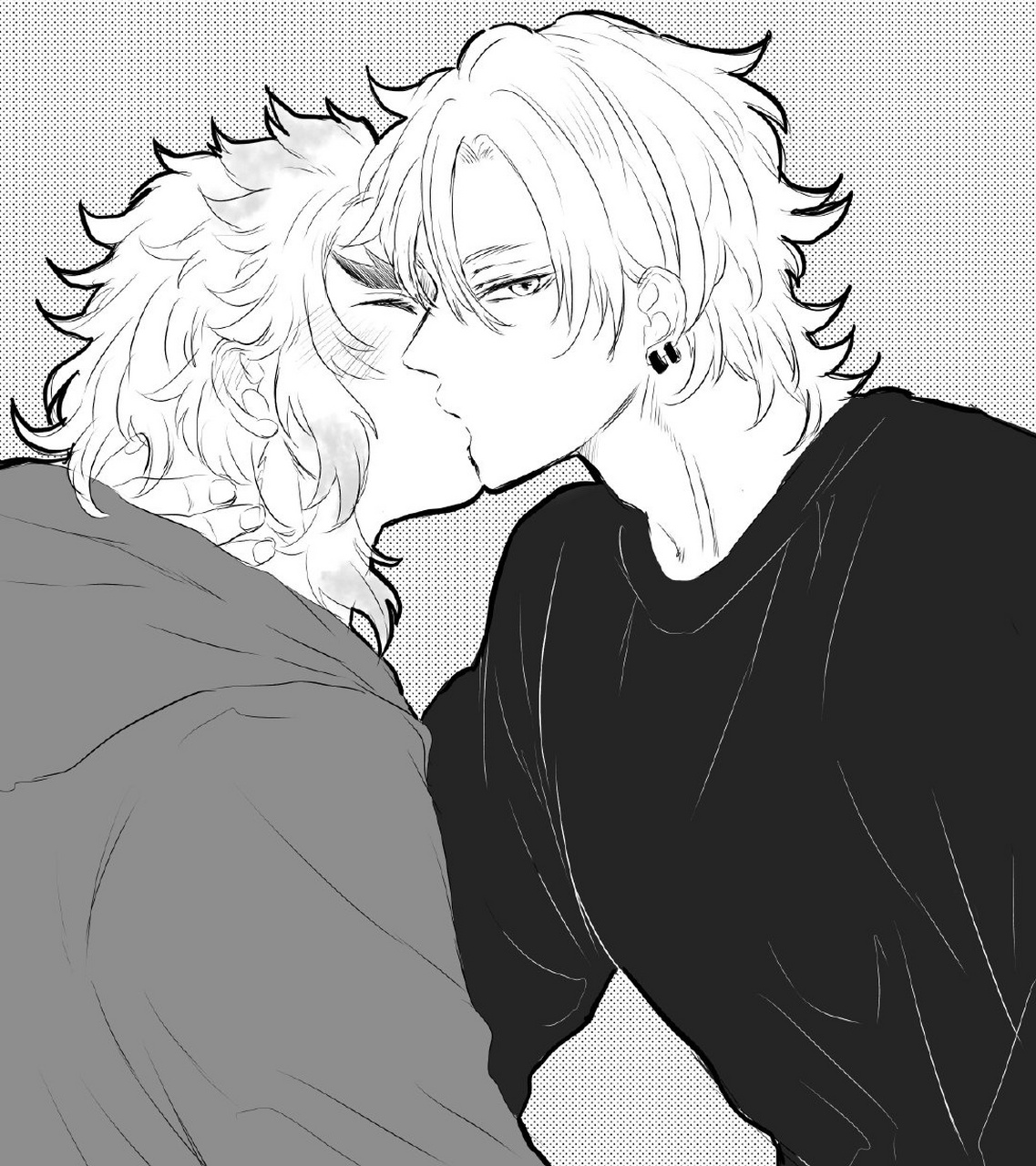 kiss #动漫# #鬼灭之刃##炼狱杏寿郎# #宇髓天元# i:yakumo_tenshi
