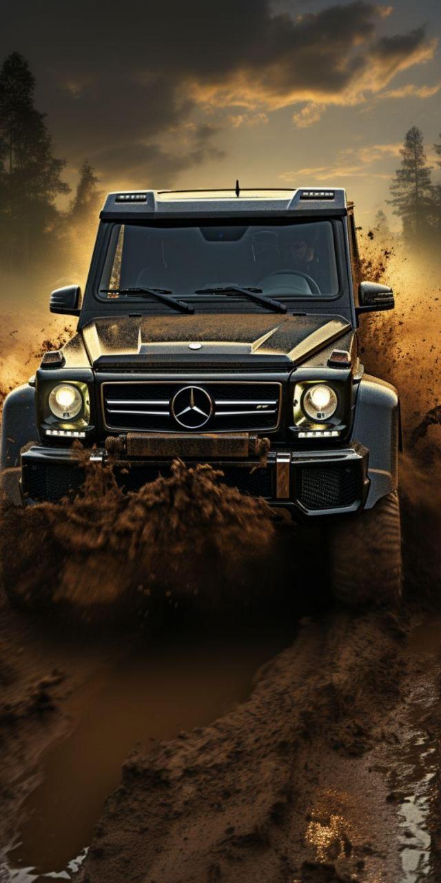 适配全面屏手机锁屏界面壁纸,下载见评论区 奔驰大g 大g 奔驰 汽车