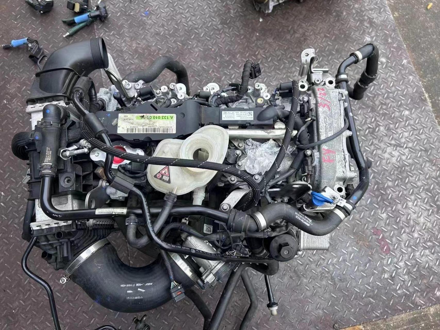 奔驰amg  133980 陆地缸炮奔驰133发动机 拆车发动机