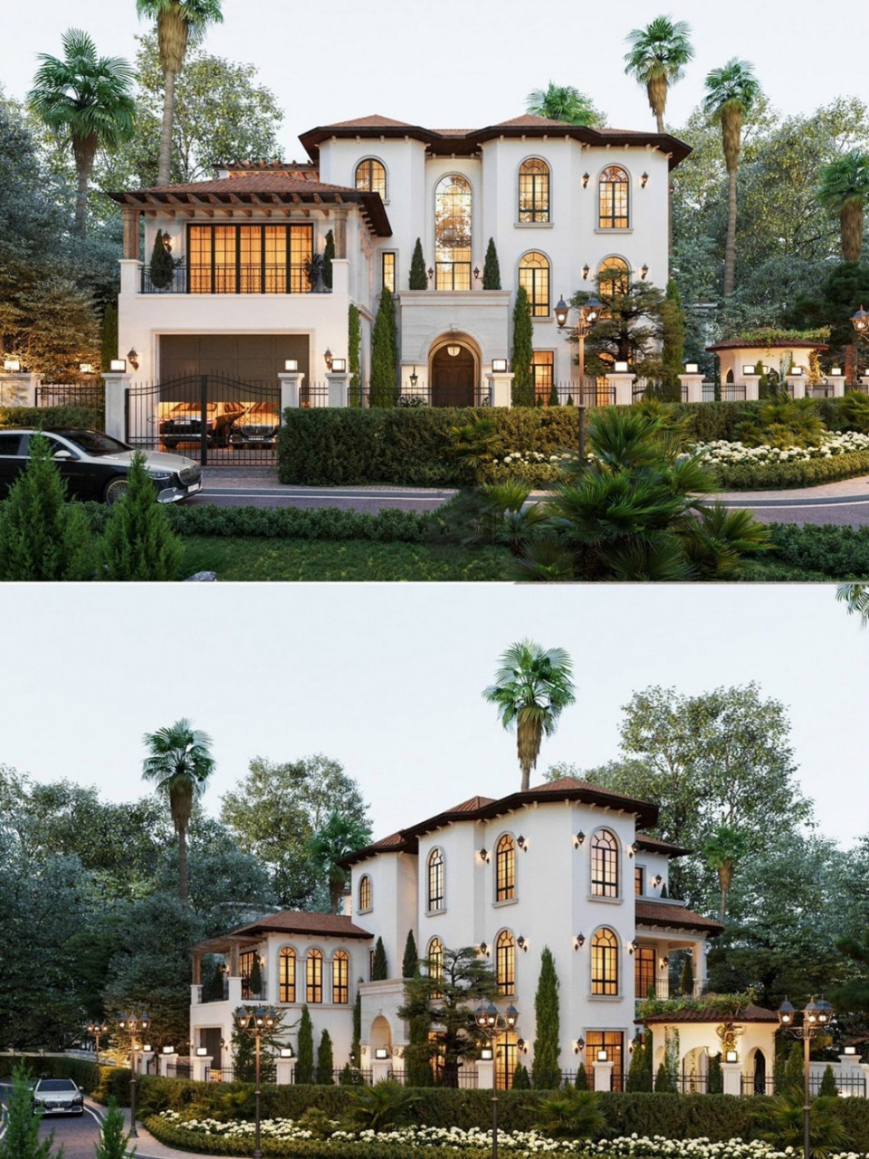 梦中情墅丨绝美田园风欧式乡村别墅设计 7815-如需建房设计`施工`