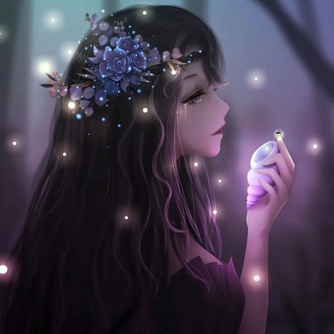 伤感系动漫情头 来看看伤感系的动漫情头啊,超唯美的,最后两对我觉得