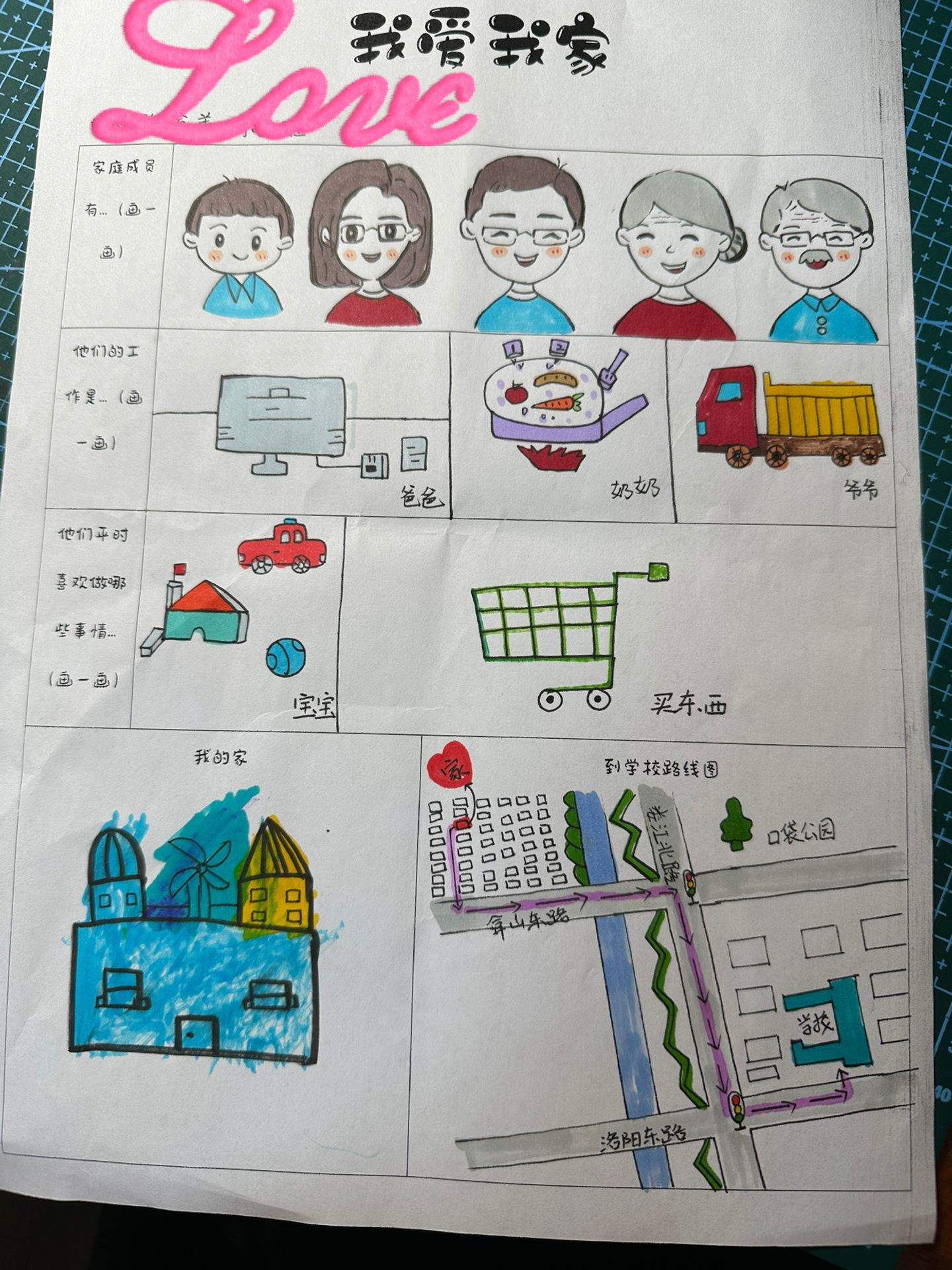 no.67 小班《我爱我家》作业