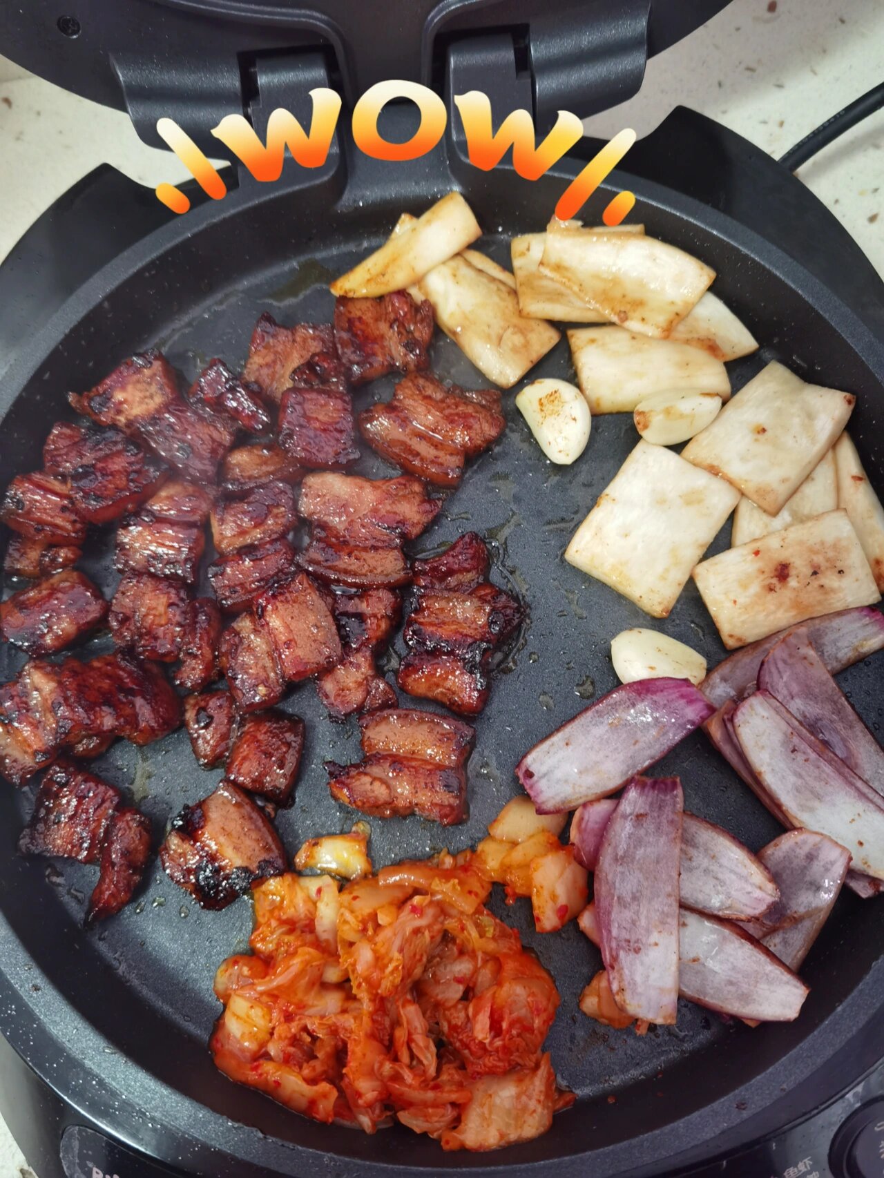 电饼铛烤肉,很简单,做起来