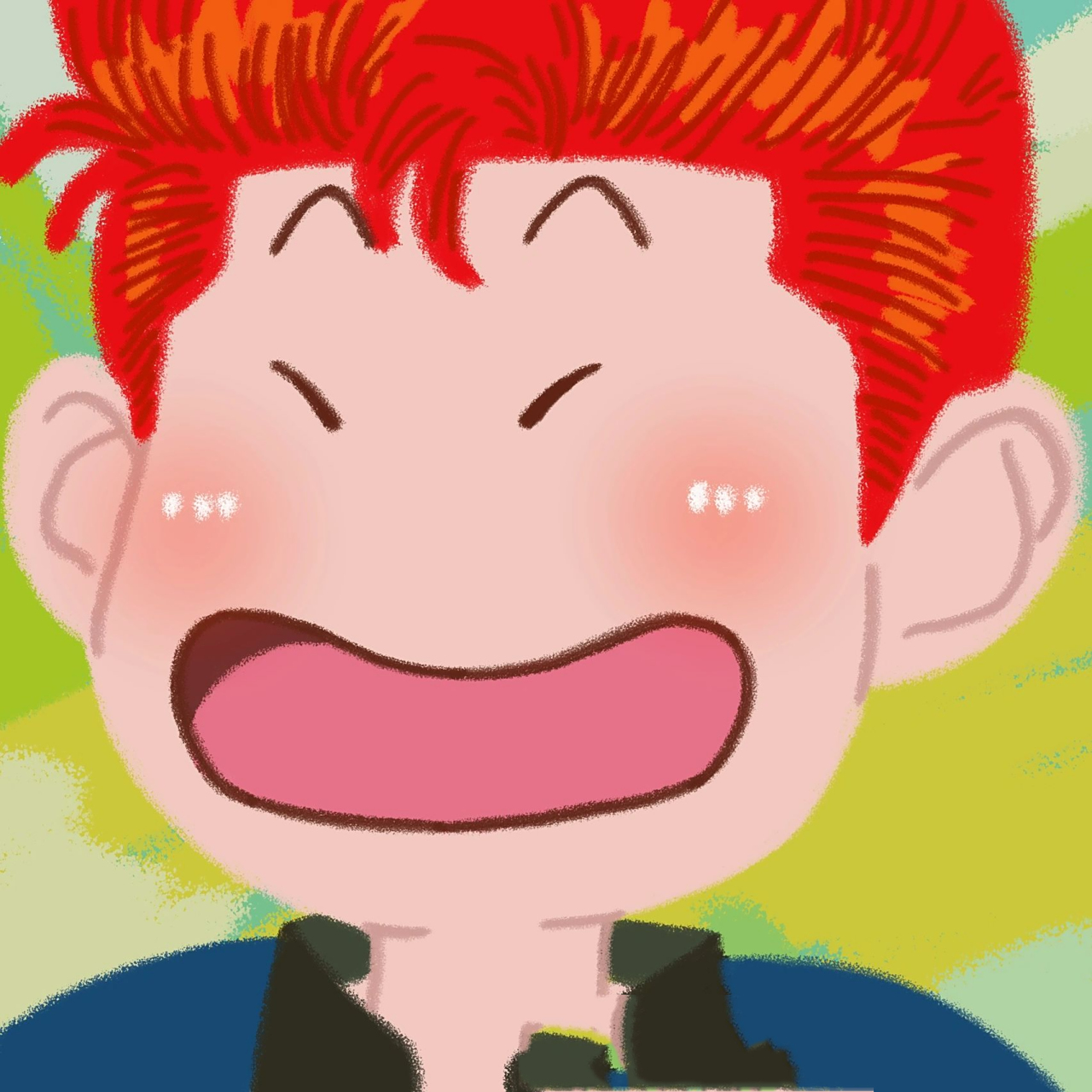 樱木花道可爱头像 你要像樱木一样永远开心,好吗?