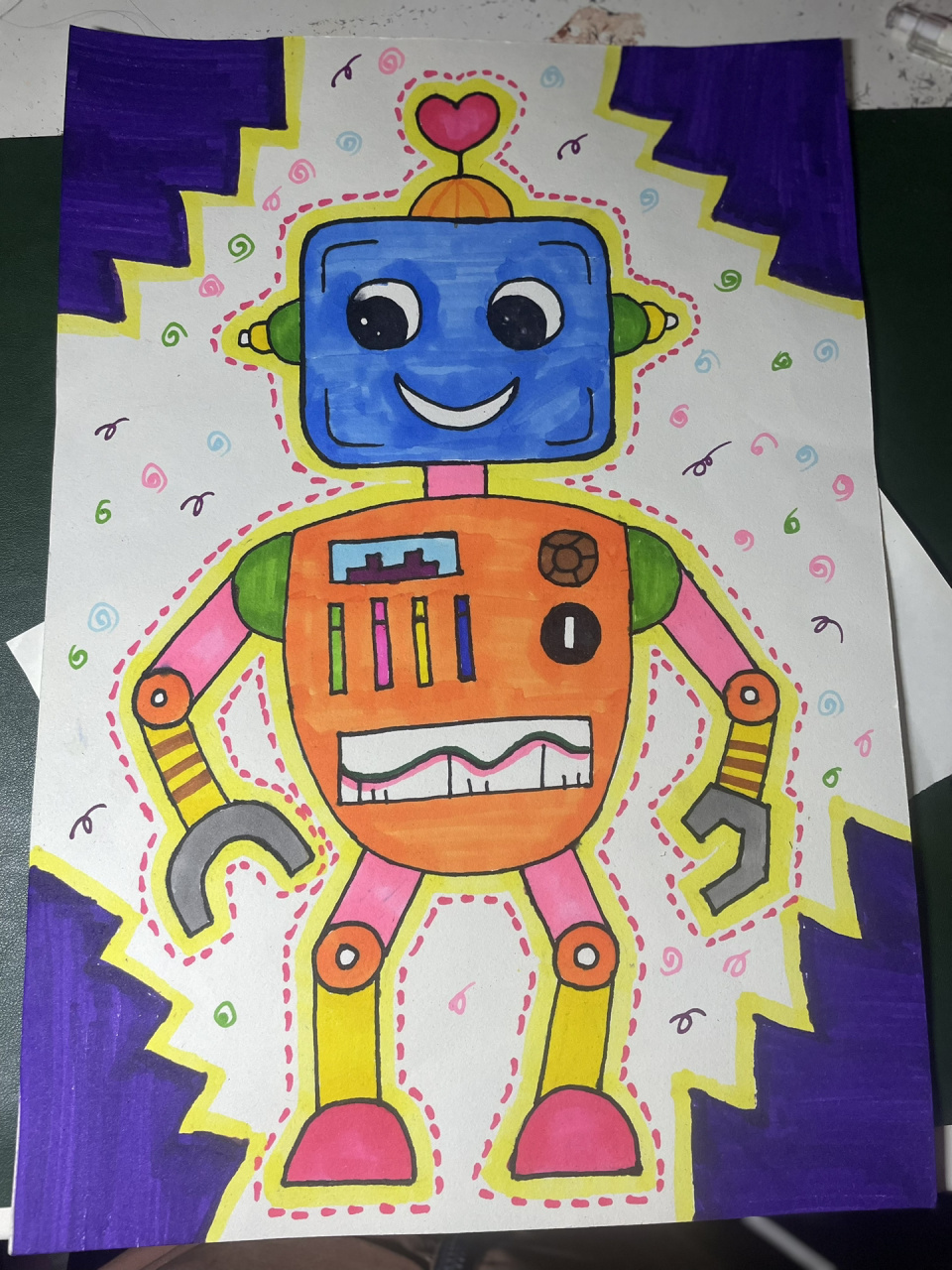 儿童创意画机器人0615