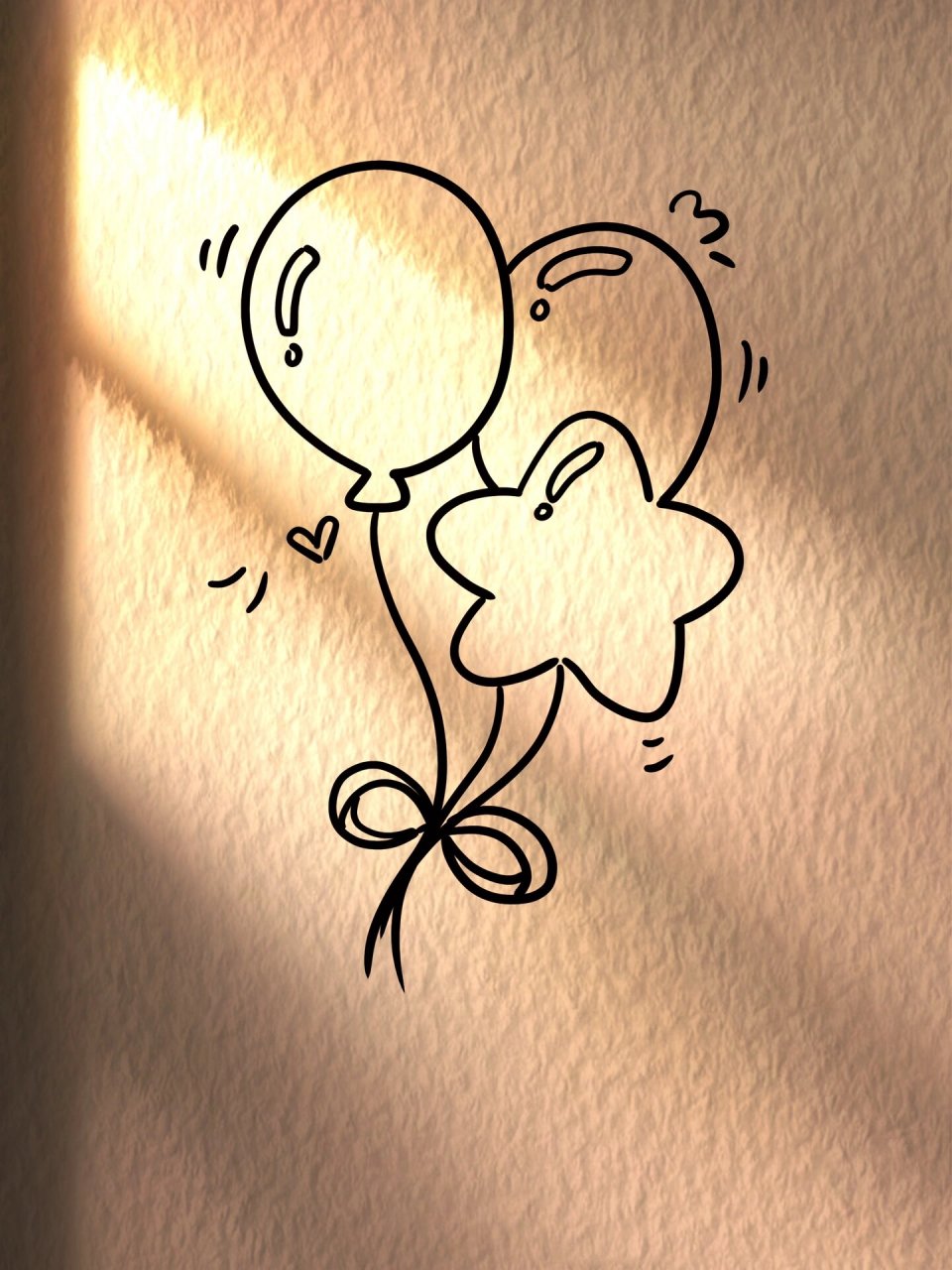 零基础简笔画|氛围感气球画法 打造各种氛围必不可缺的小装饰画