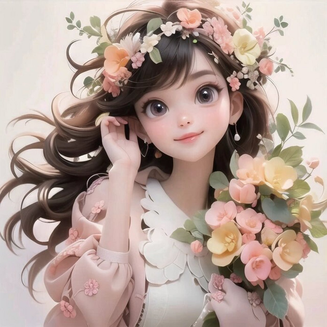 她也太仙了吧~花仙子95女生头像公主风 浪漫93头像原创,97请勿