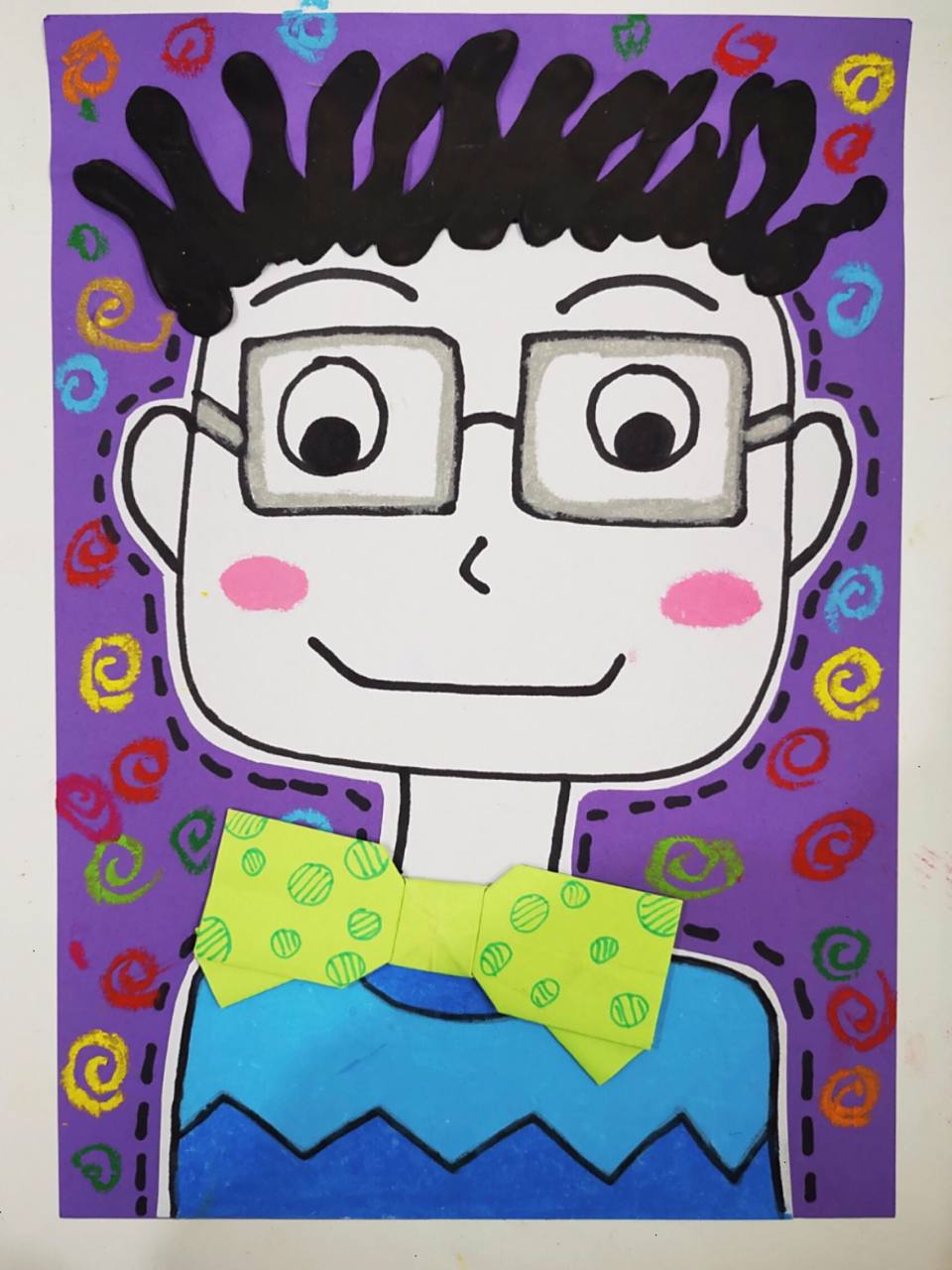 少儿创意画——《我的爸爸》