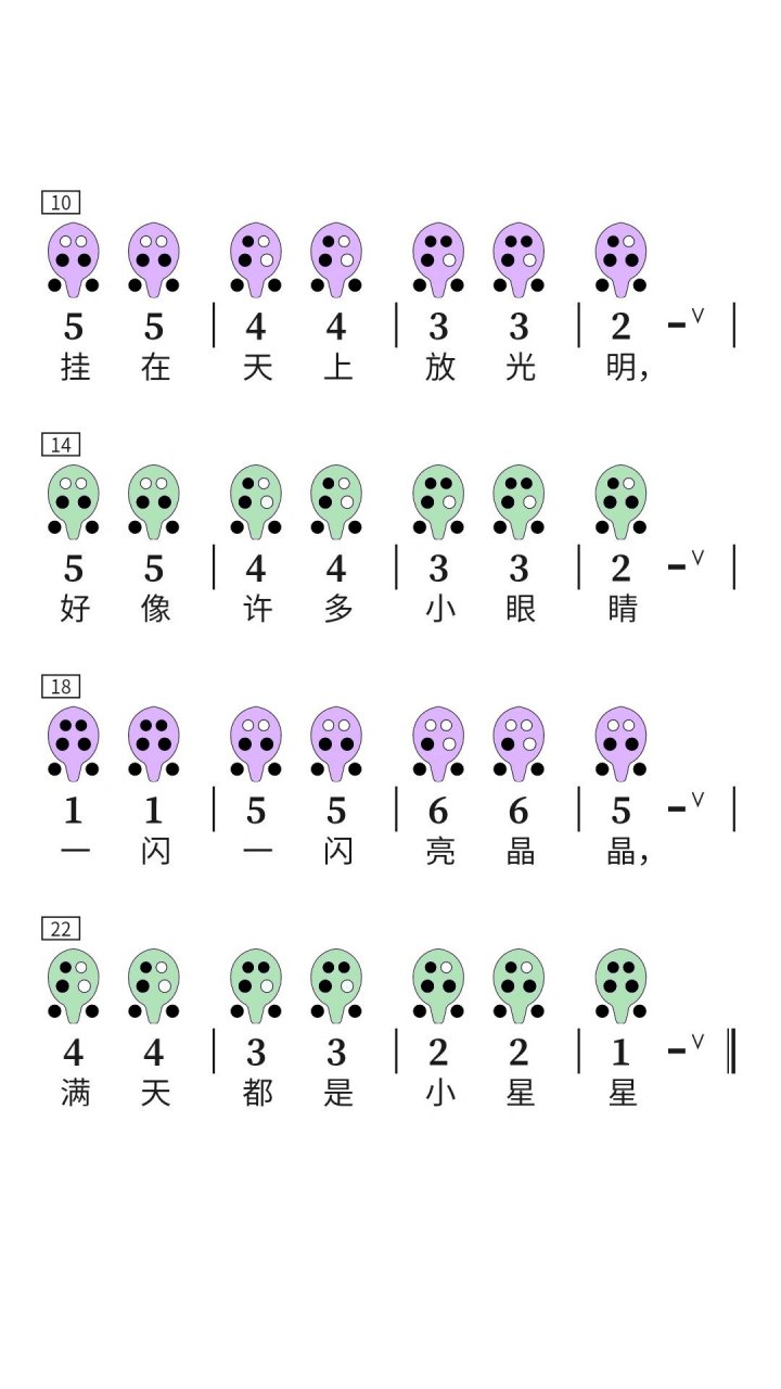 陶笛12孔小星星图片