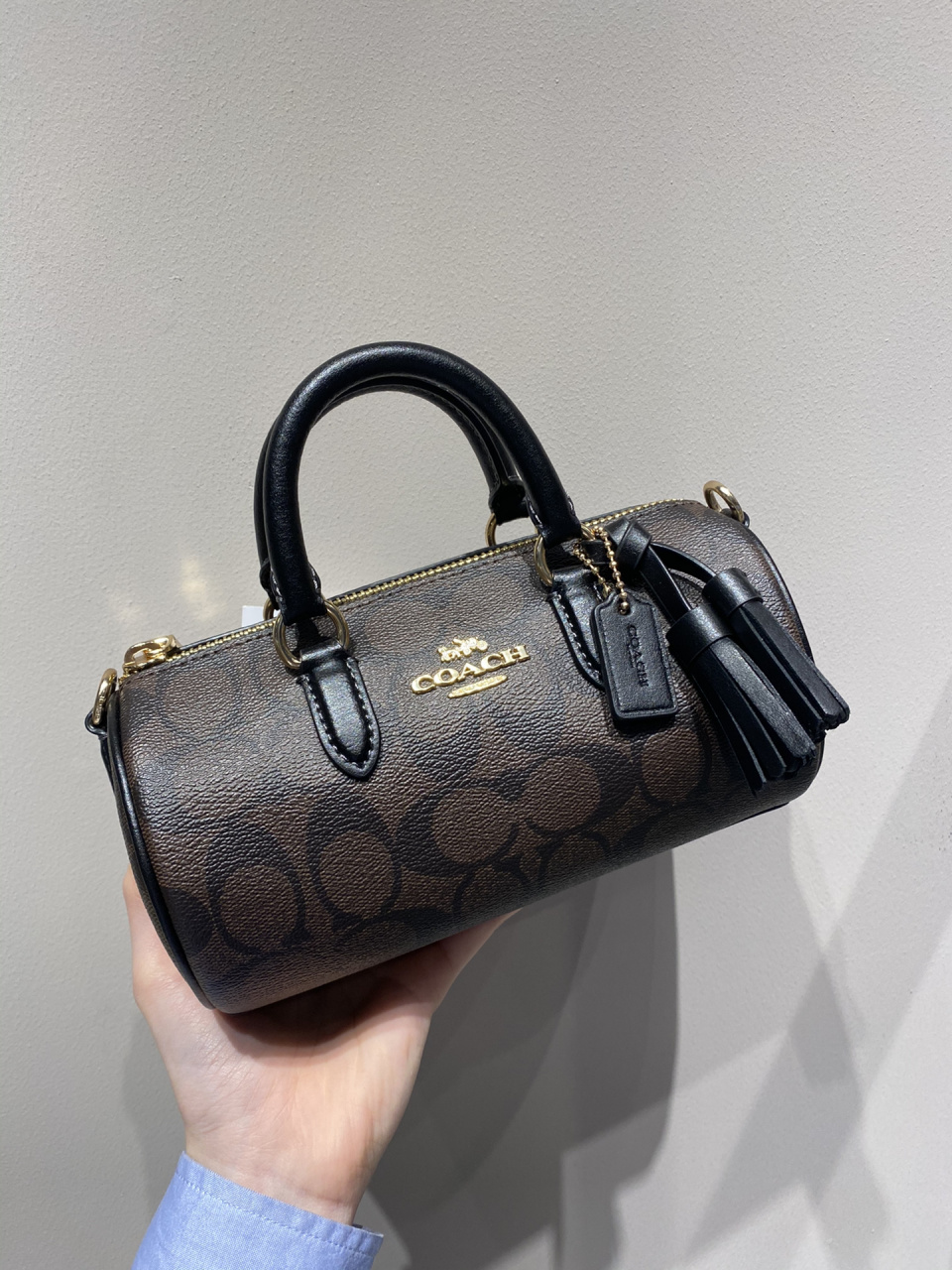 coach | 经典老花复古圆筒包